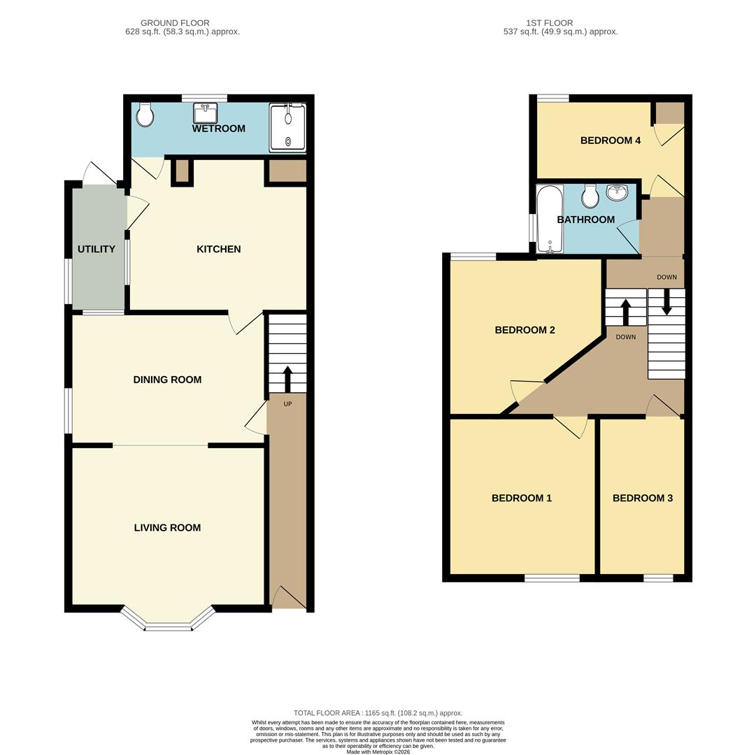 85, Old Burnham Road, Highbridge floorplan