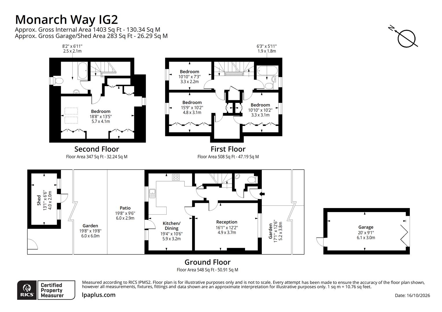 Monarch Way, Ilford floorplan