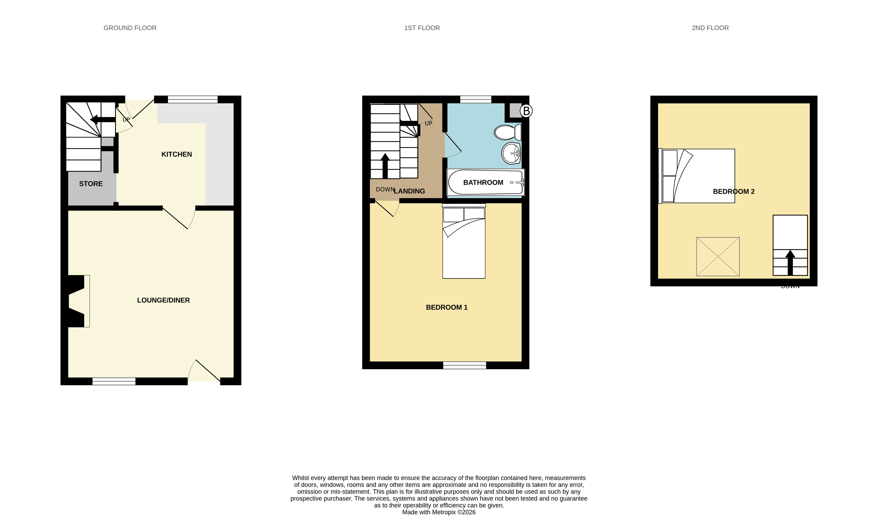 3, Bridge Street, Worksop floorplan