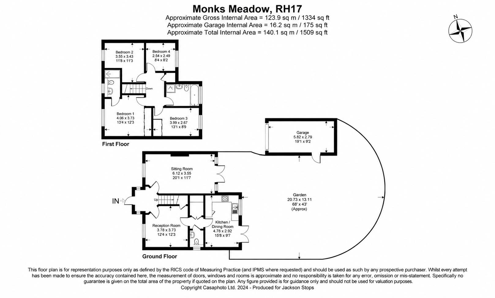 2, Monks Meadow, Haywards Heath floorplan