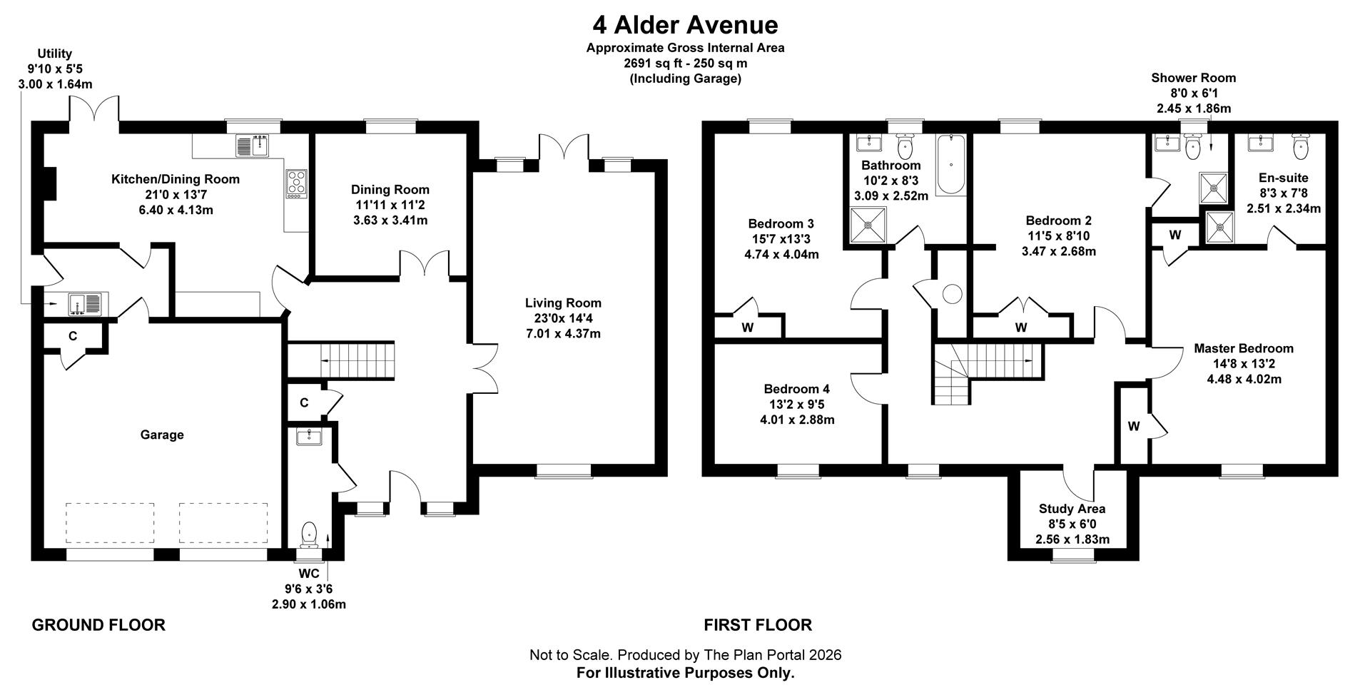 4, Alder Avenue, Jedburgh floorplan