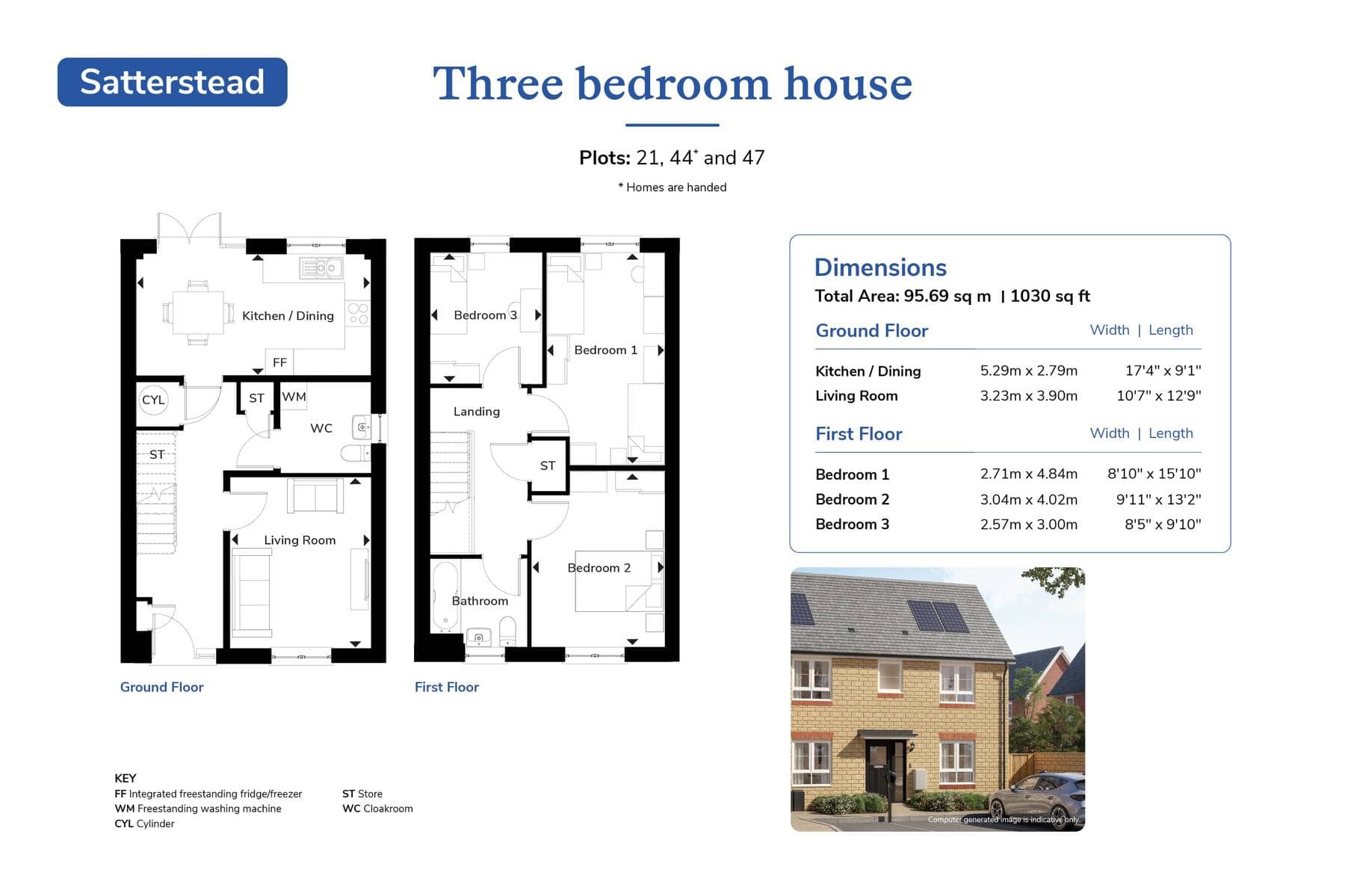 Plot 21, Showell Nursery, Nursery Road, Chippenham floorplan