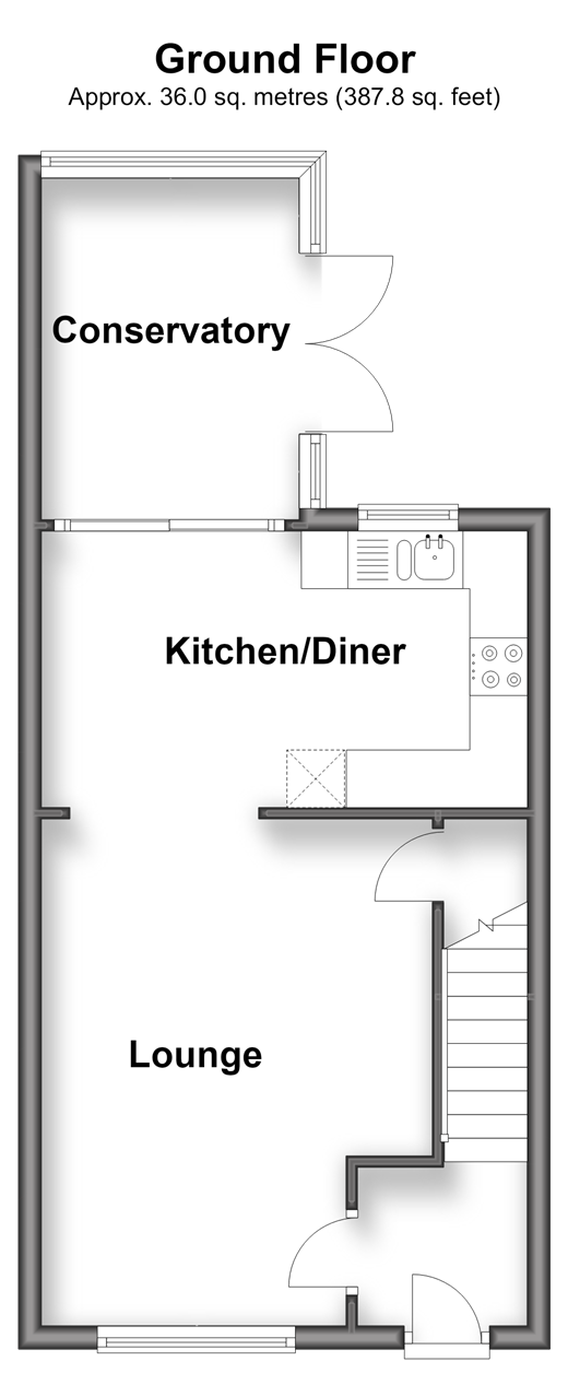Nyes Lane Southwater, Horsham floorplan