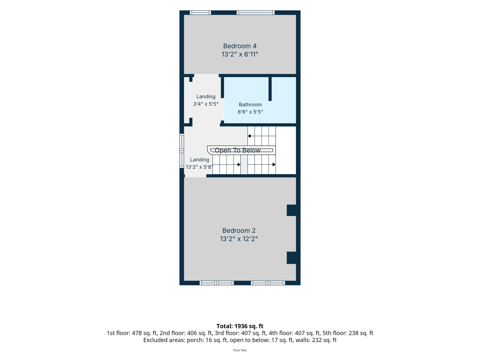 Catharine Street, Liverpool floorplan