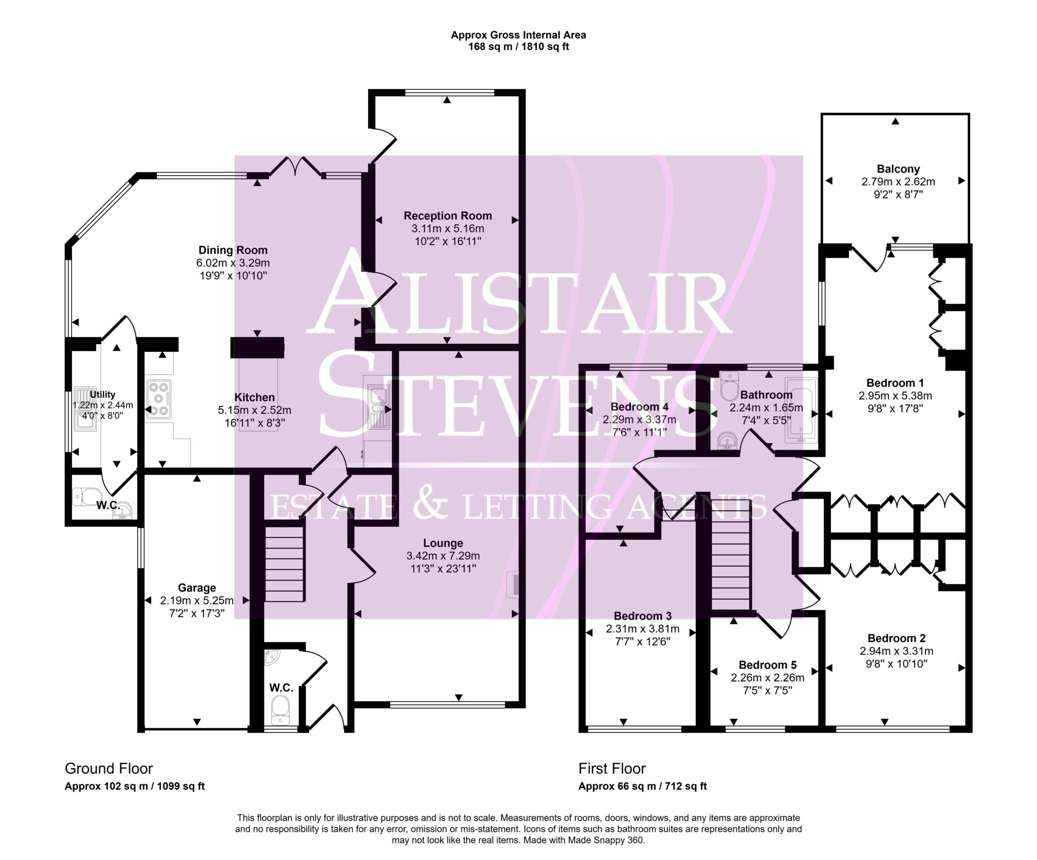 27, Heather Avenue, Oldham floorplan