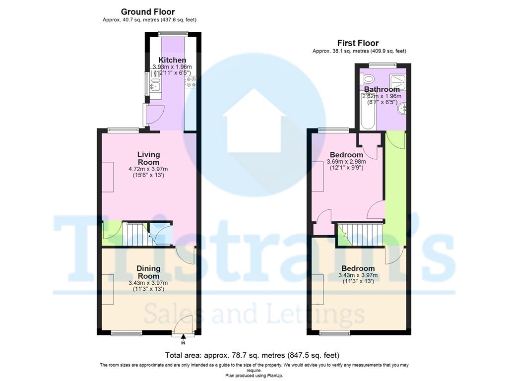 3, Sandford Avenue, Nottingham floorplan