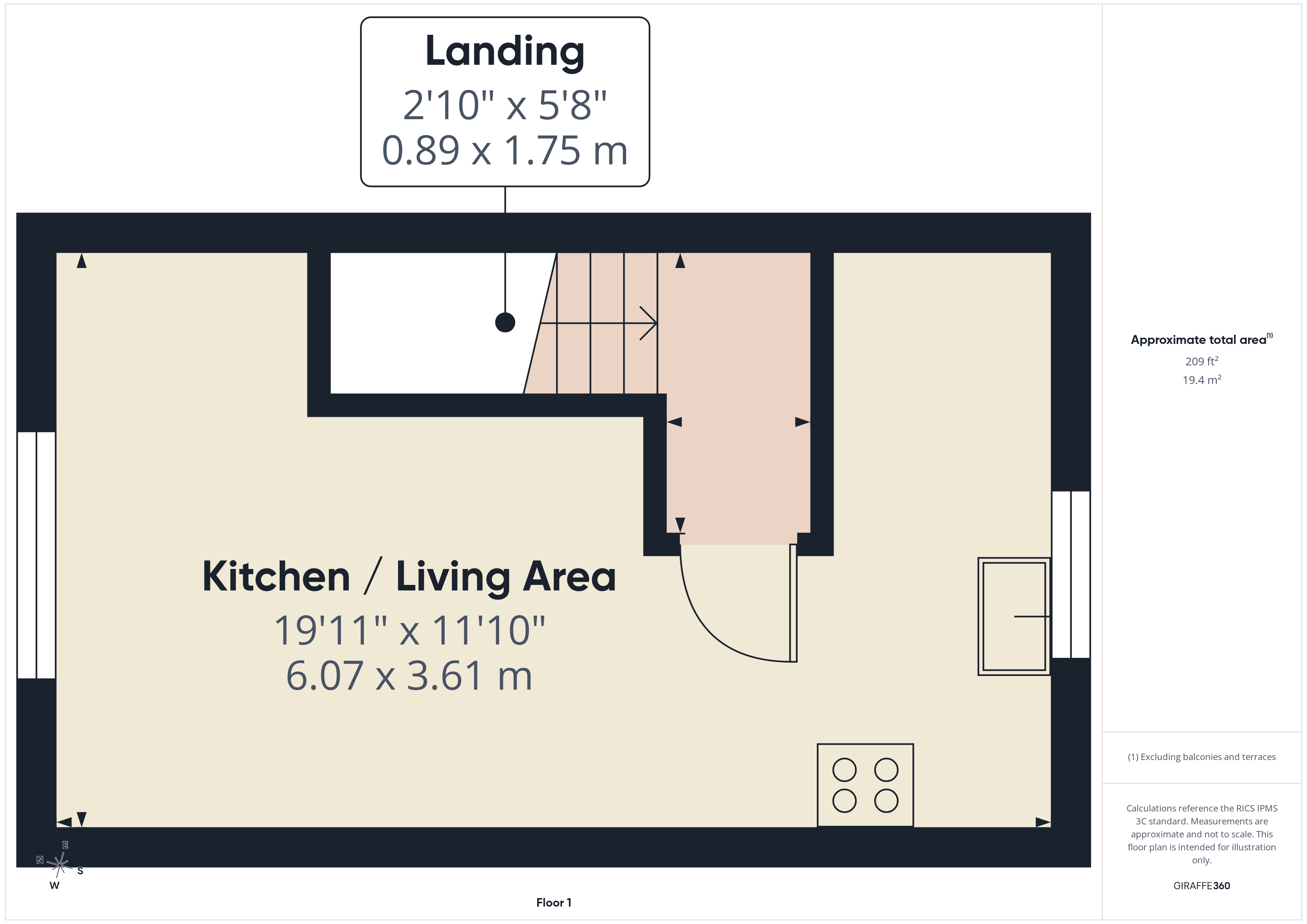 Linom Road, London floorplan