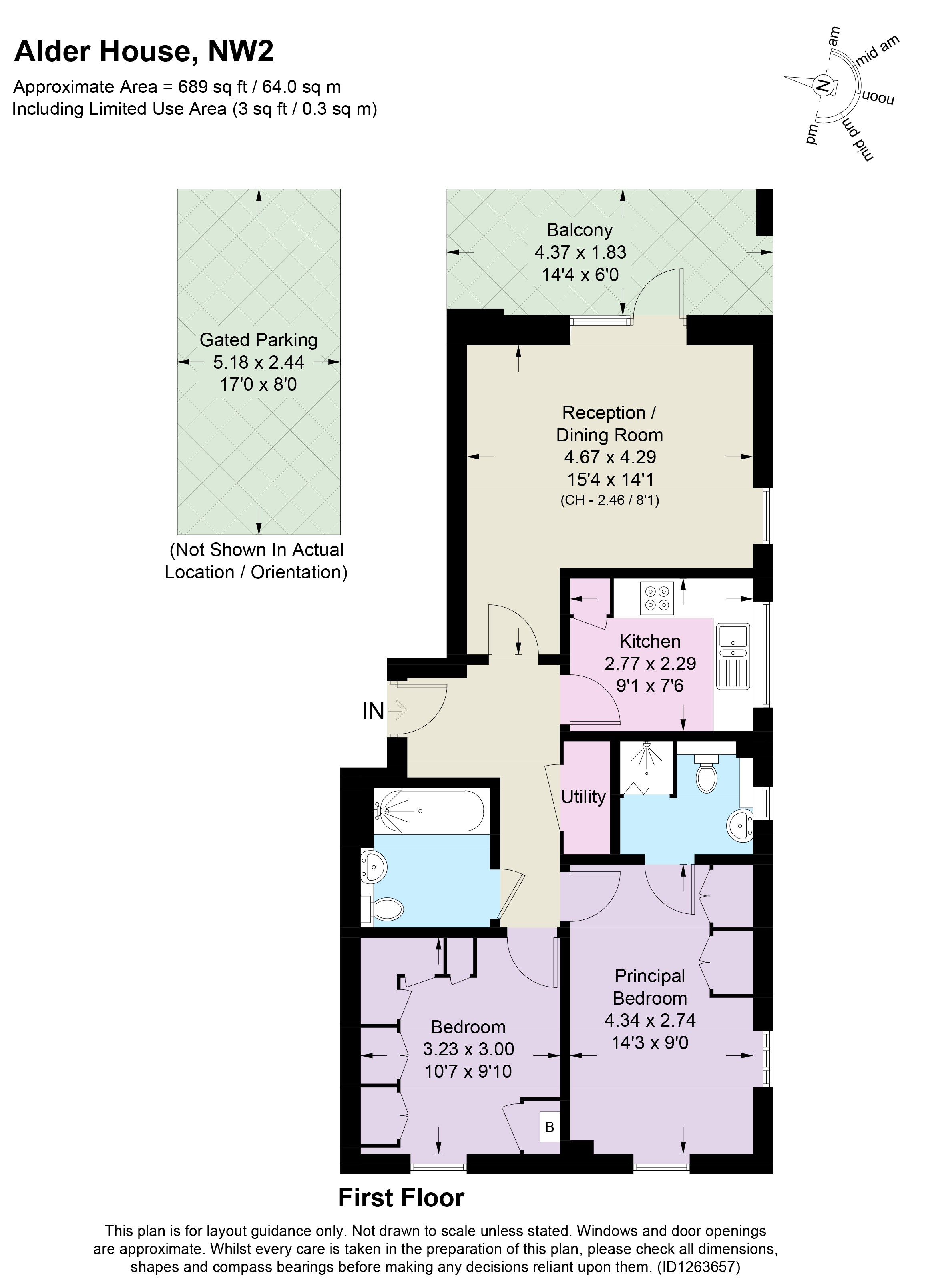 Swannell Way, London floorplan
