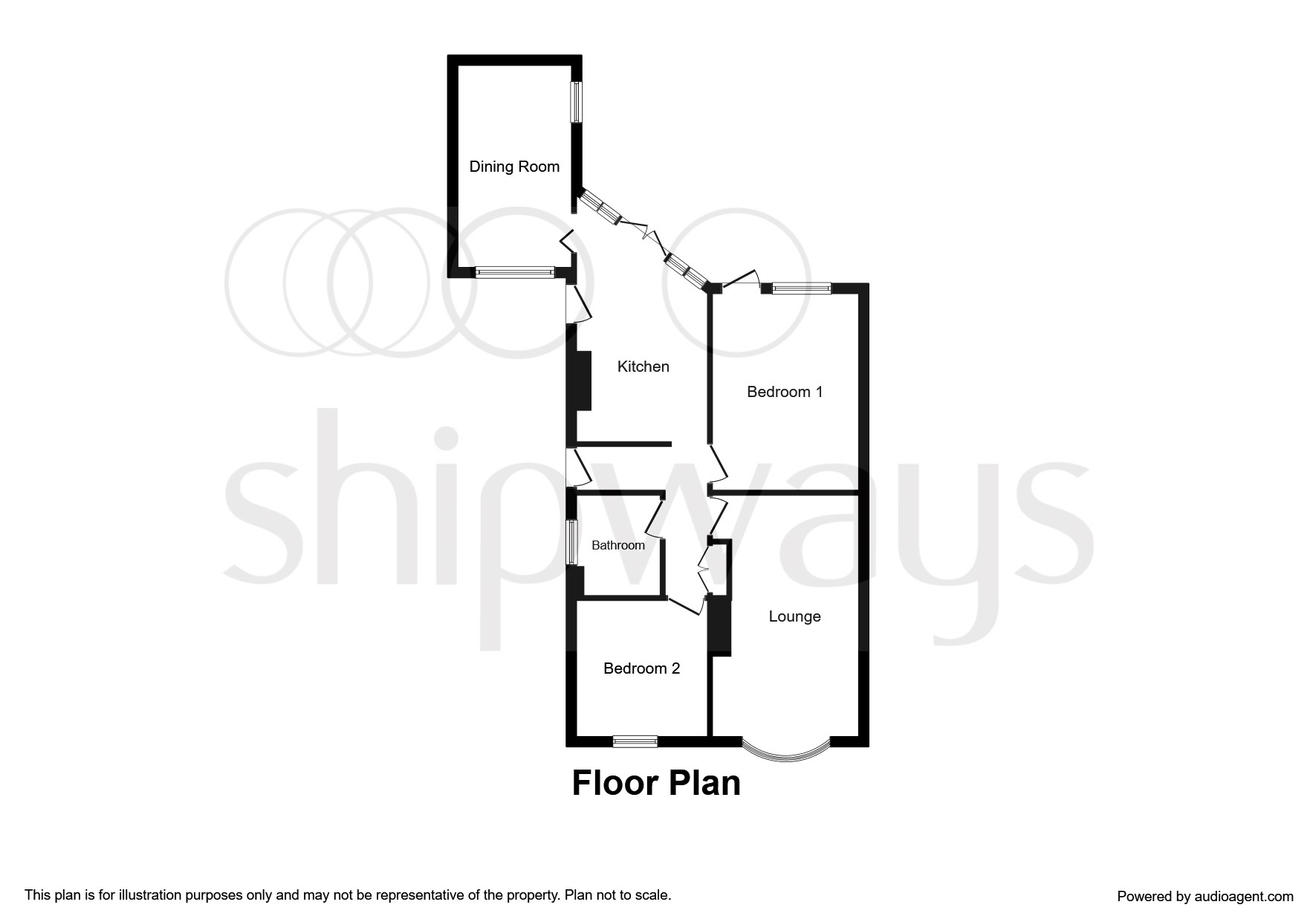 Cornwall Avenue, Kidderminster DY11, 2 bedroom detached bungalow for
