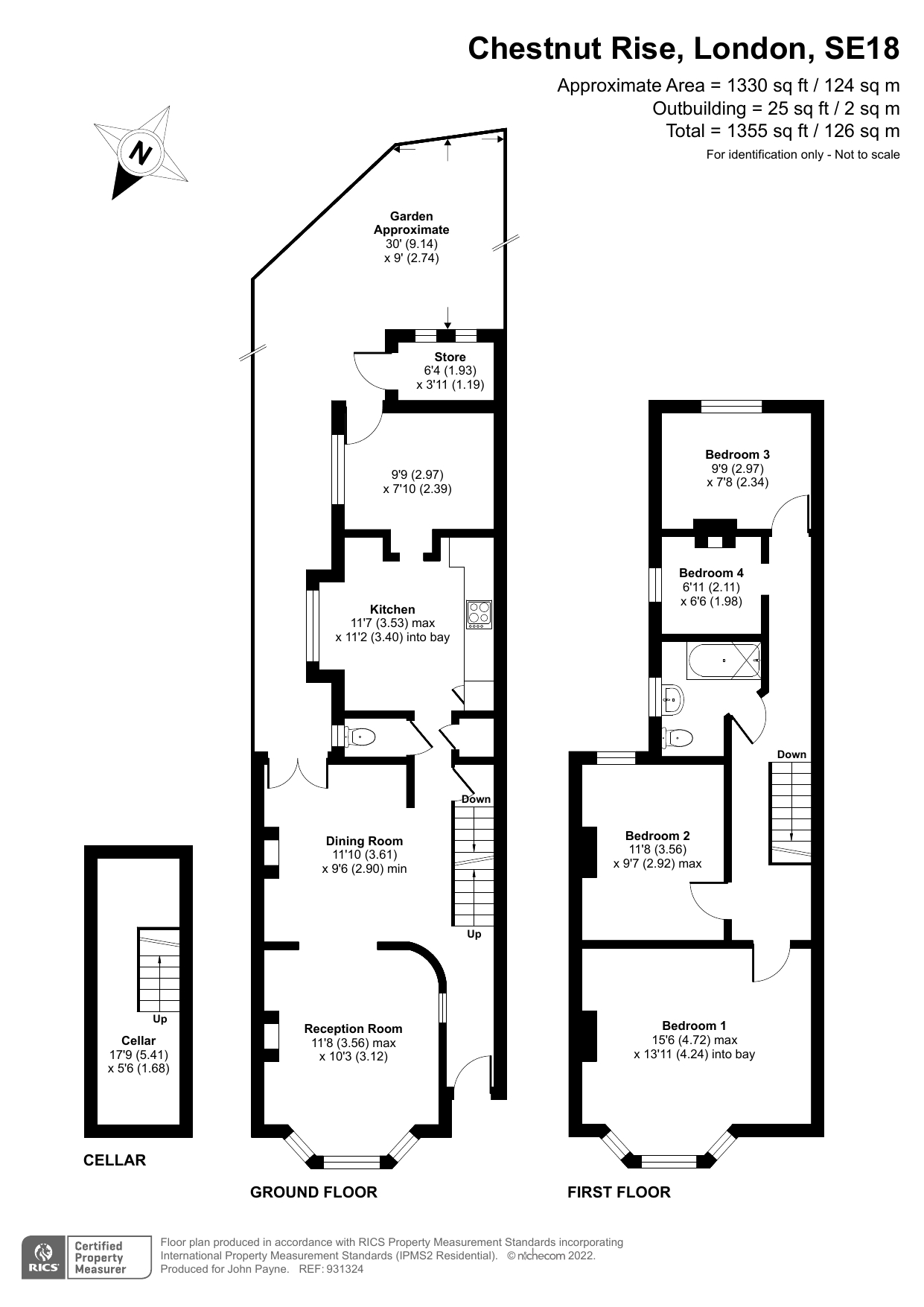 31, Chestnut Rise, Plumstead floorplan