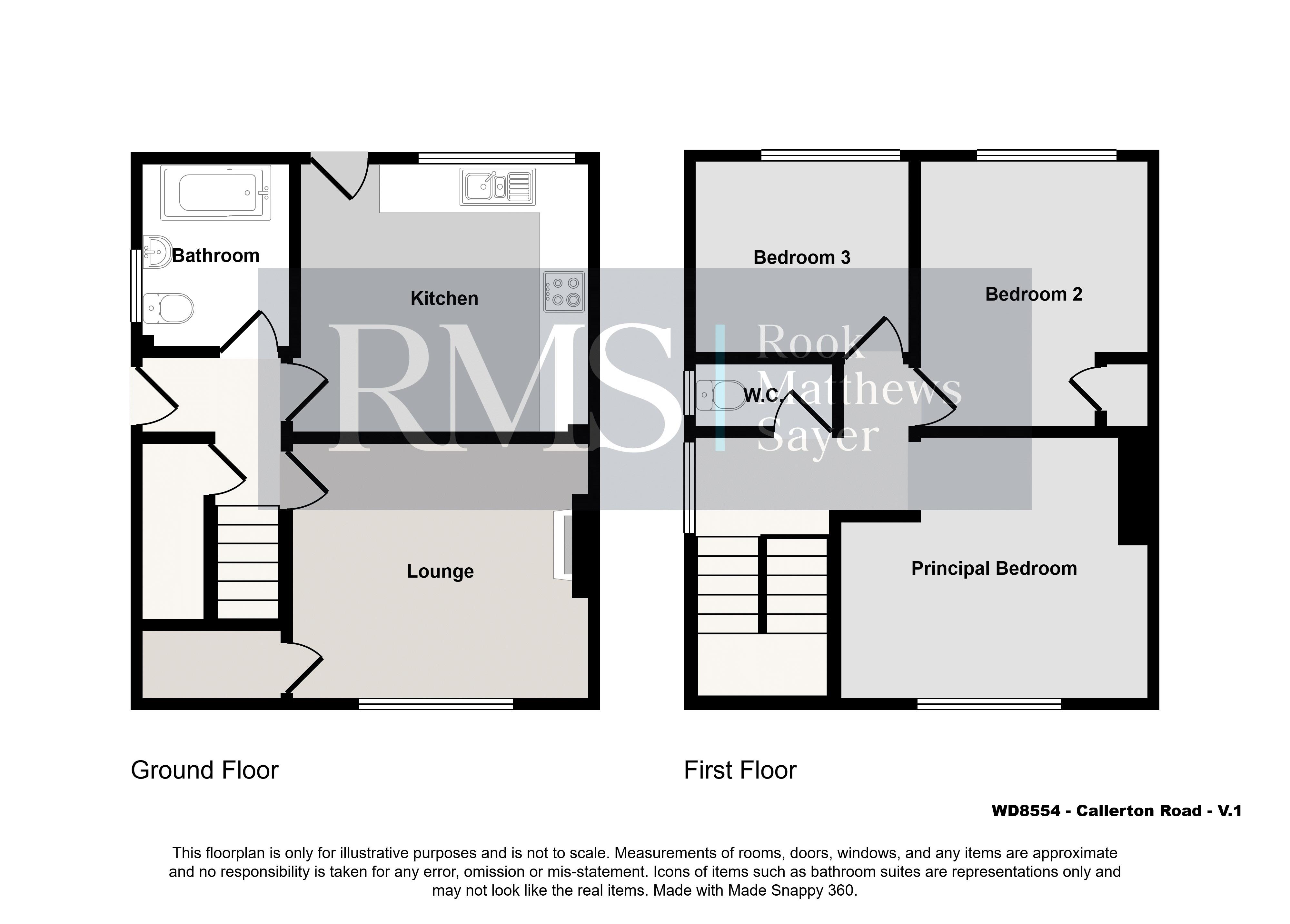 6, Callerton Road, Newcastle Upon Tyne floorplan
