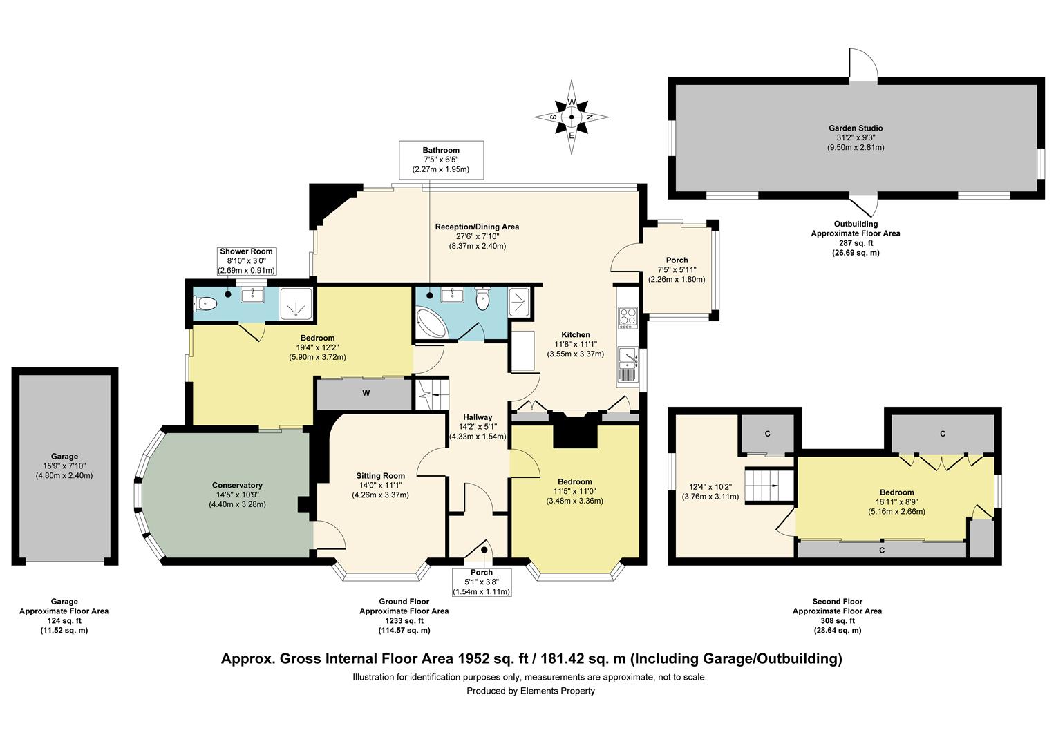 Fourwinds, Pommeus Lane, Deal floorplan