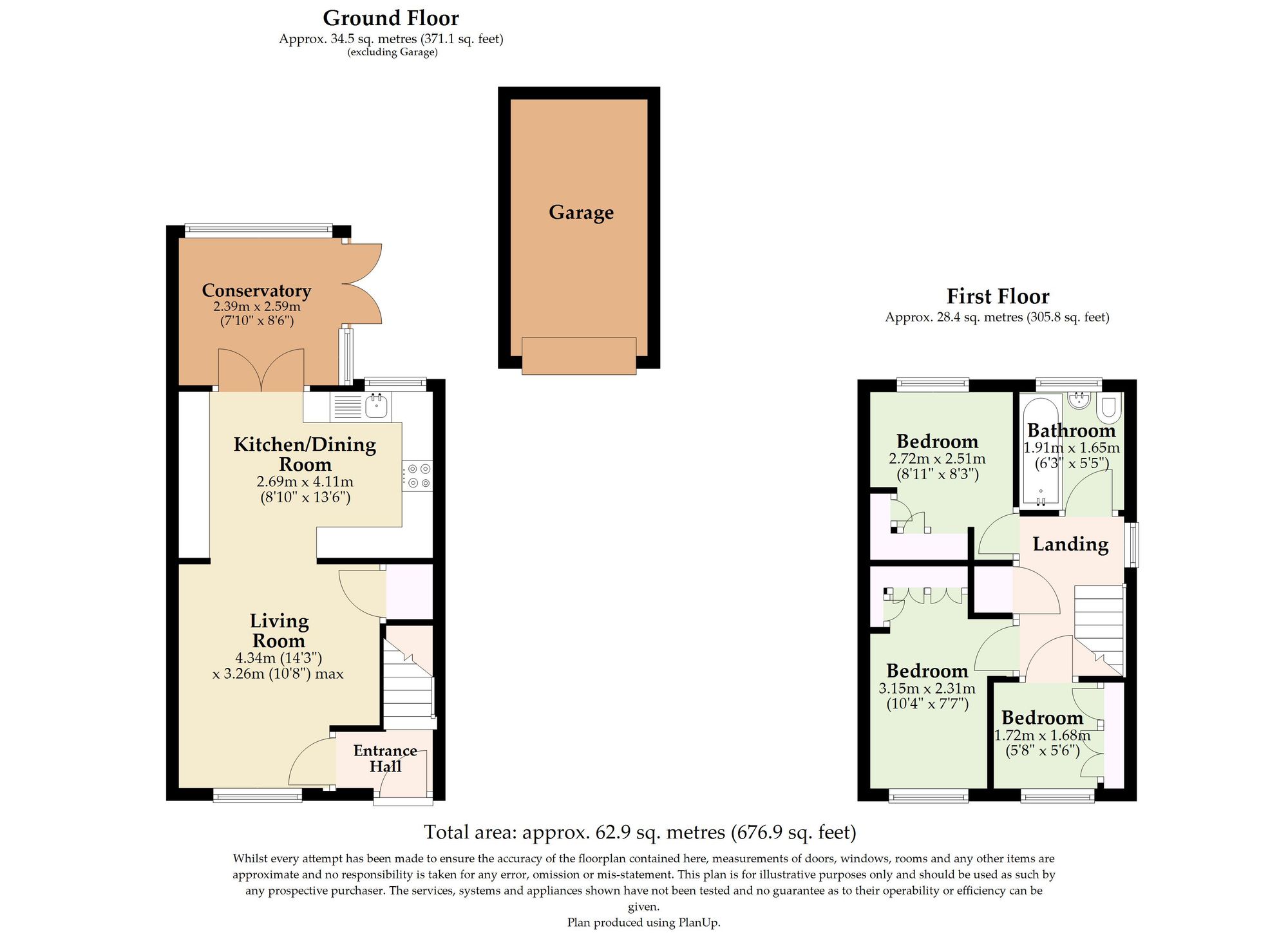22 Watsons Close, Great Yarmouth floorplan