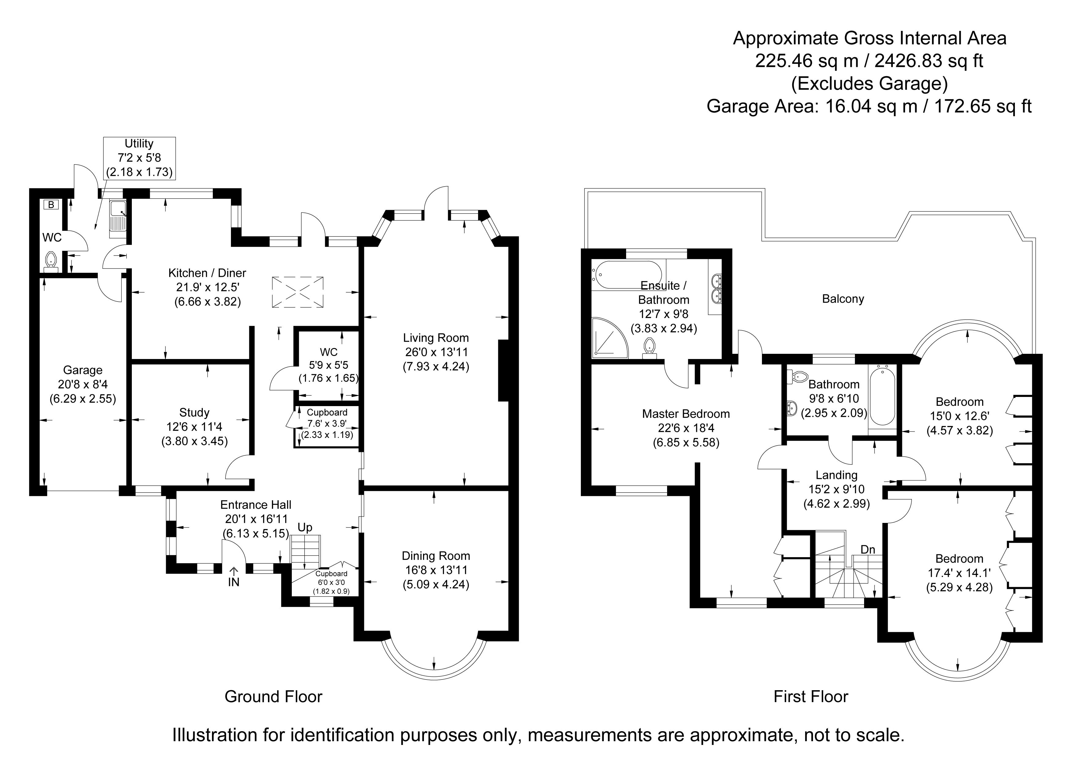 Broad Eaves,, Arkley Drive, Hertfordshire floorplan