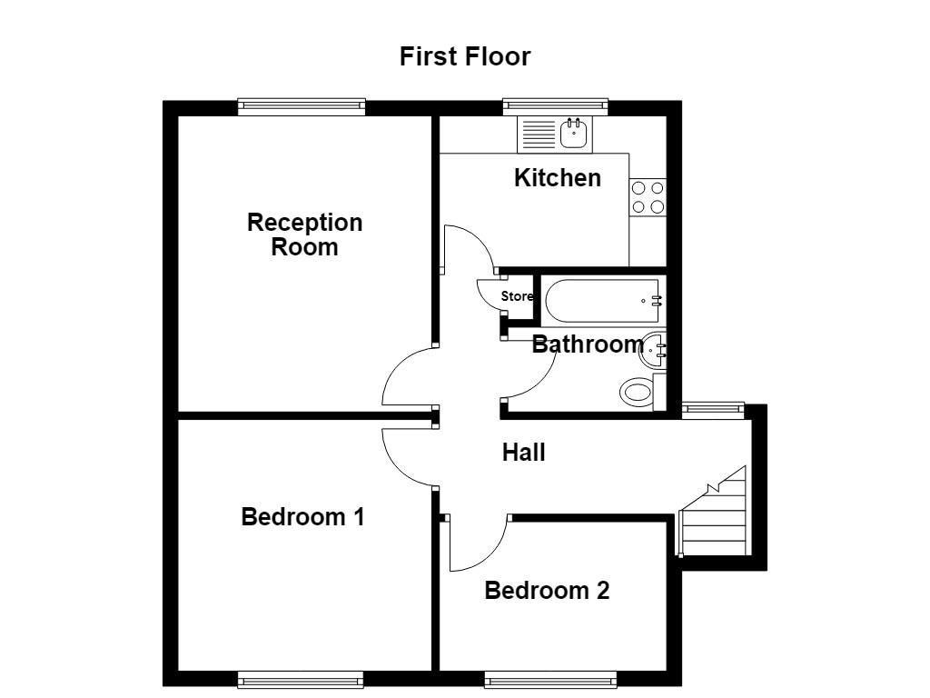 4, Manorfields, Whalley floorplan