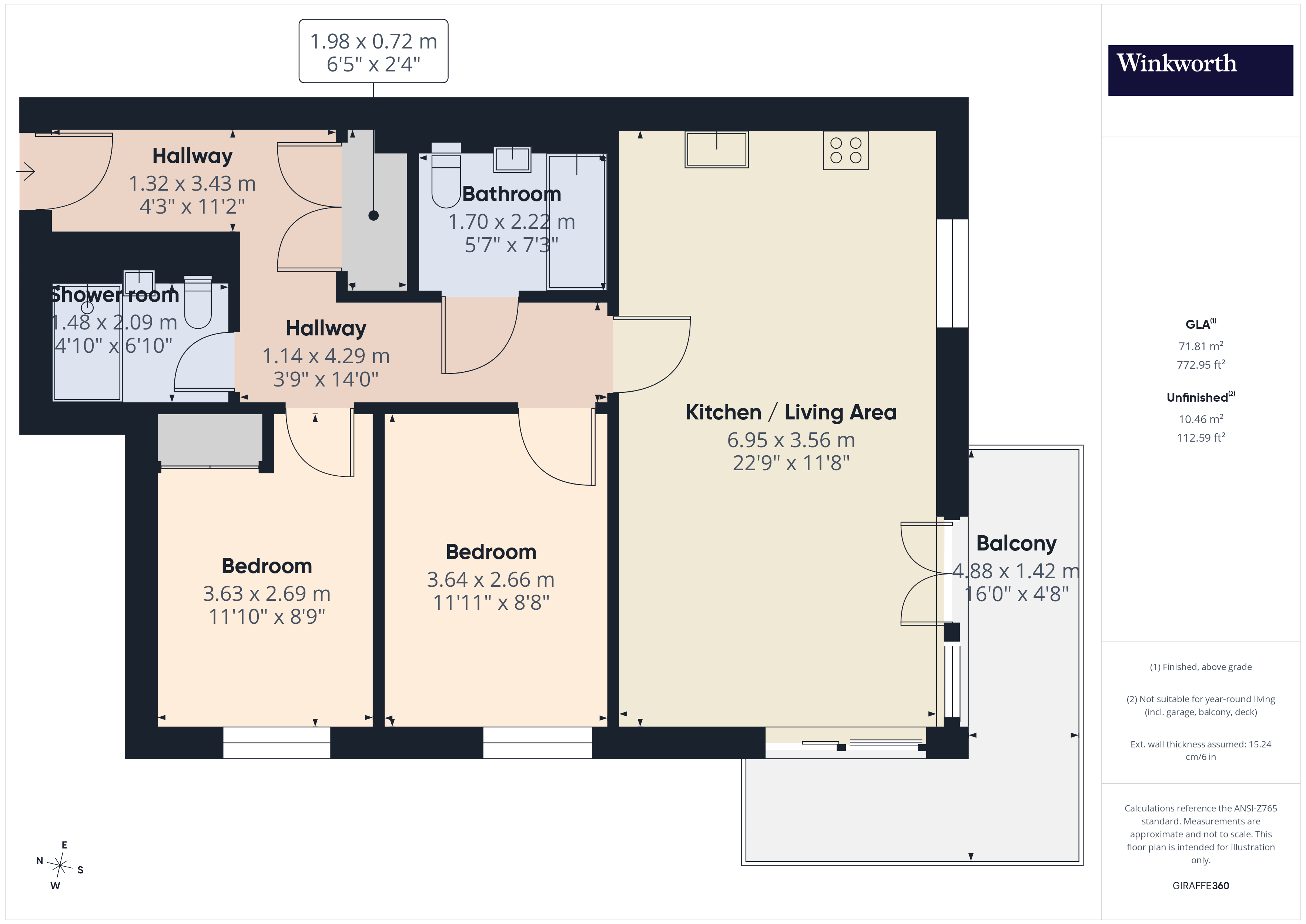 Flat 15, 16, Fairhaven Drive, Berkshire floorplan