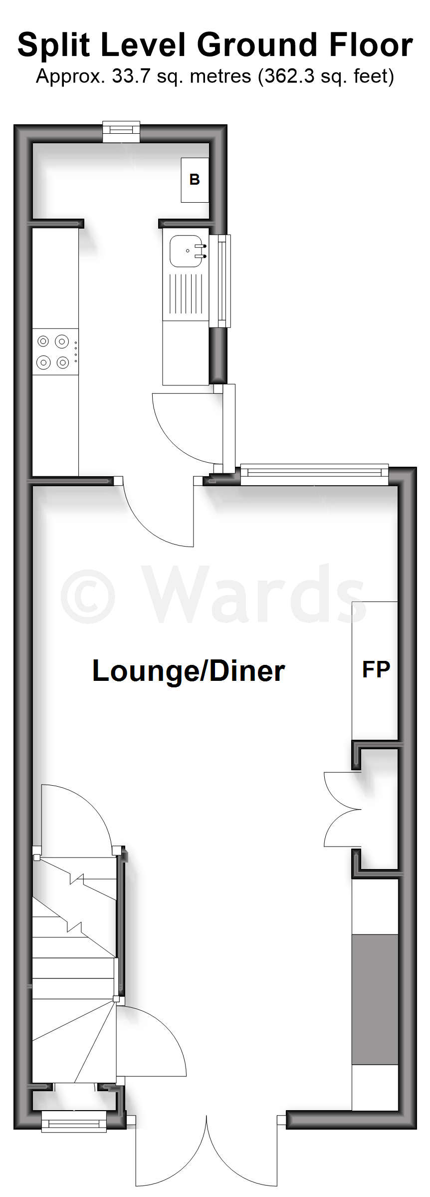 Coastguard Cottages, St. Andrew's Road, Littlestone floorplan