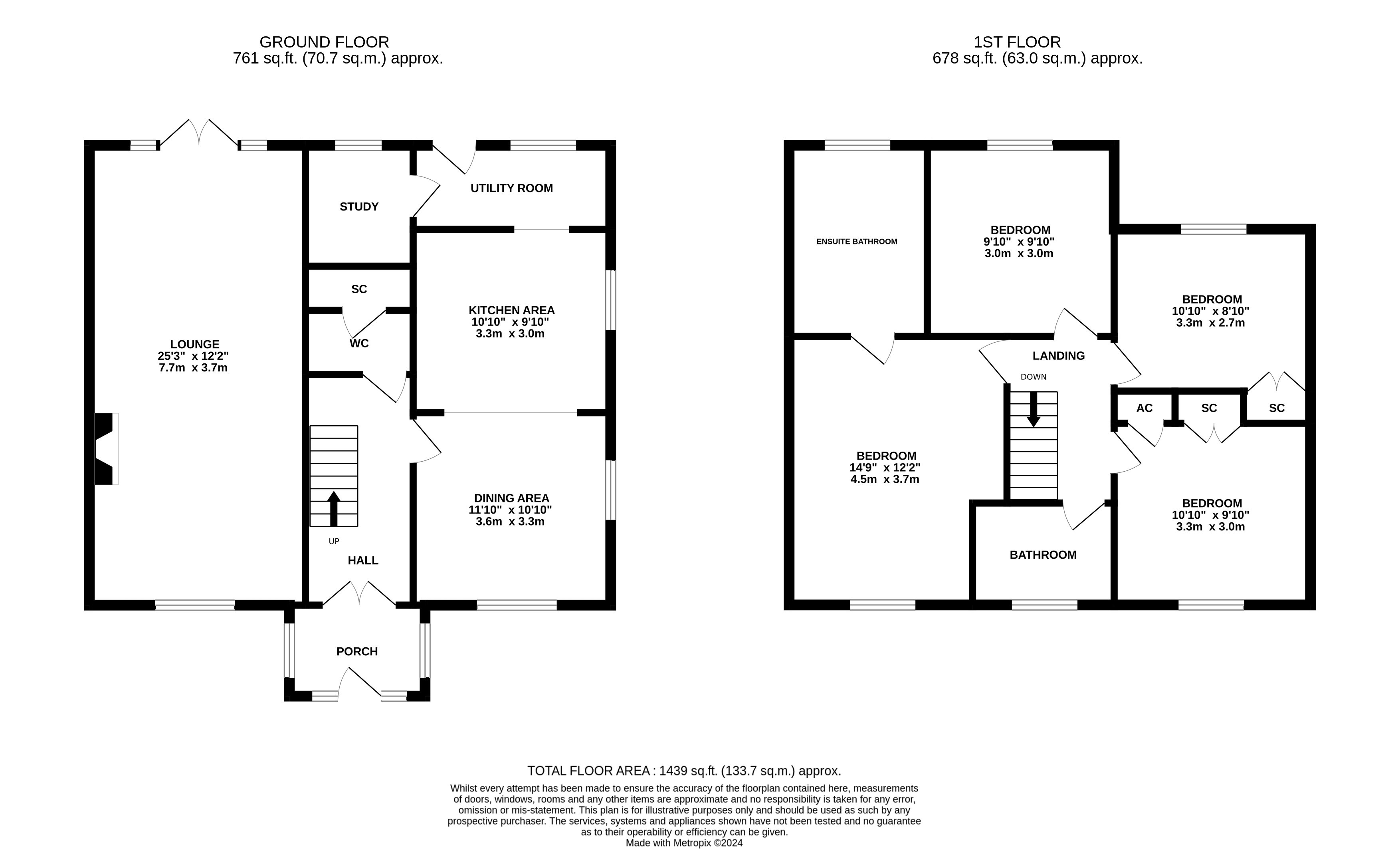 17, Jubilee Lane, Langford floorplan