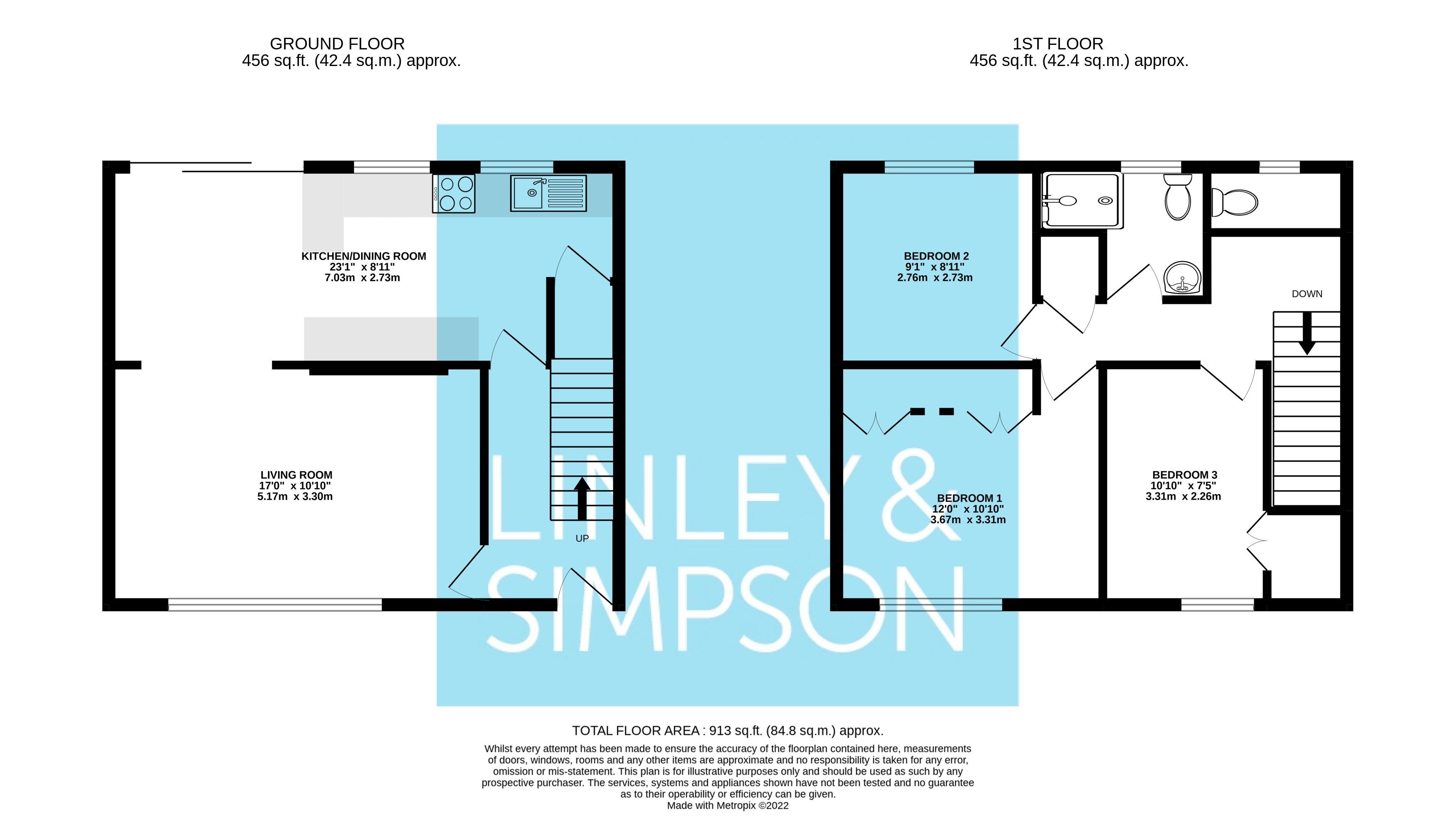 7, Parkside Green, Leeds floorplan