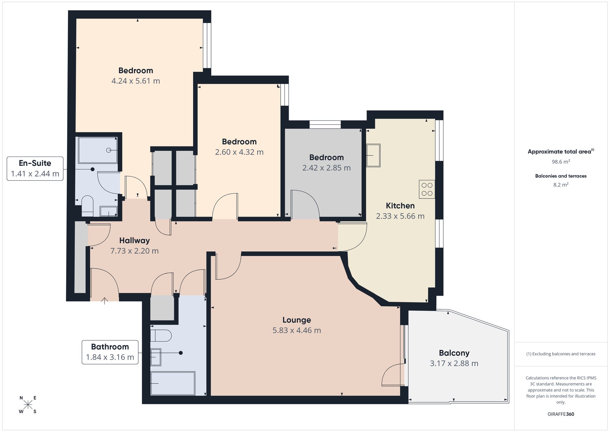 21 Adderstone Court Adderstone Crescent, Newcastle Upon Tyne floorplan