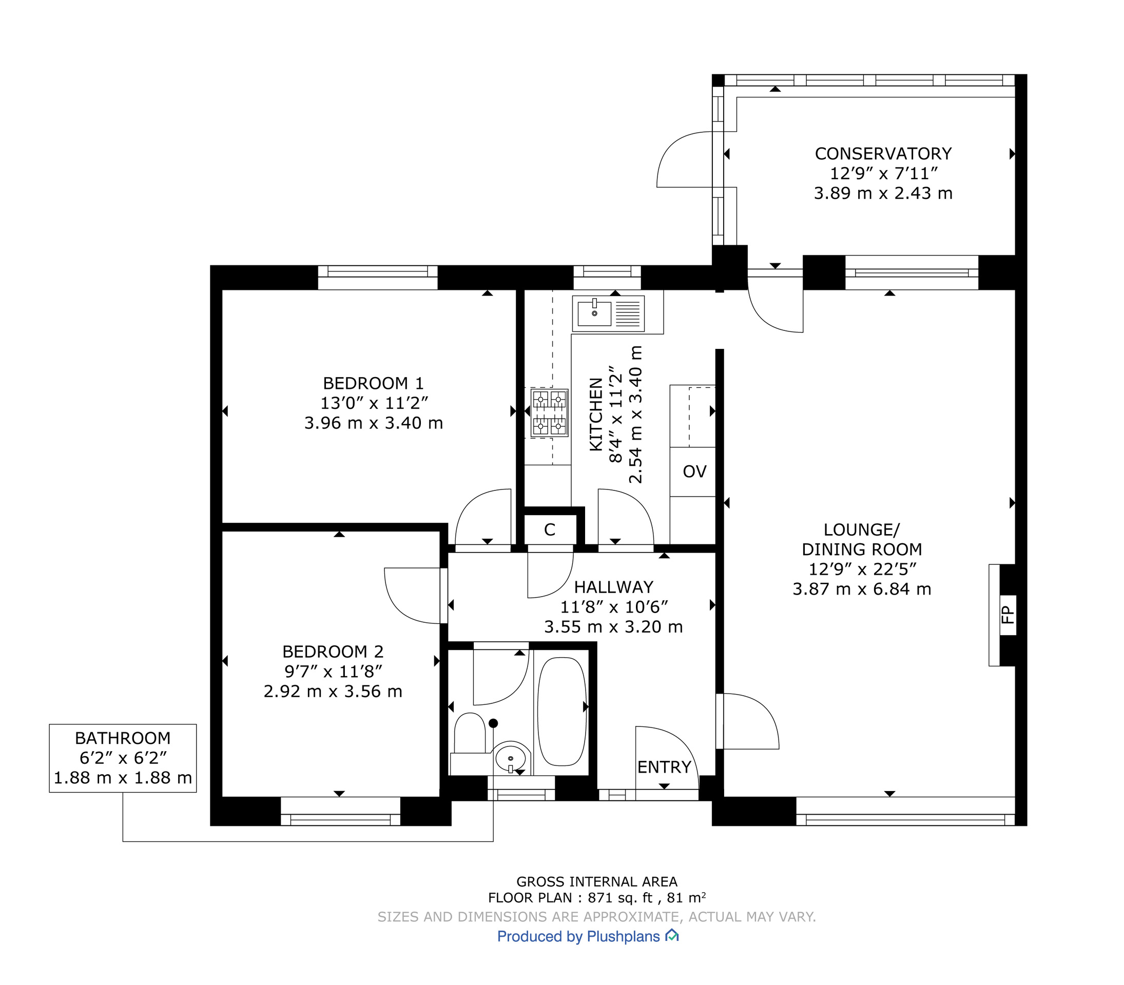4 Arthurlie Avenue, Glasgow floorplan