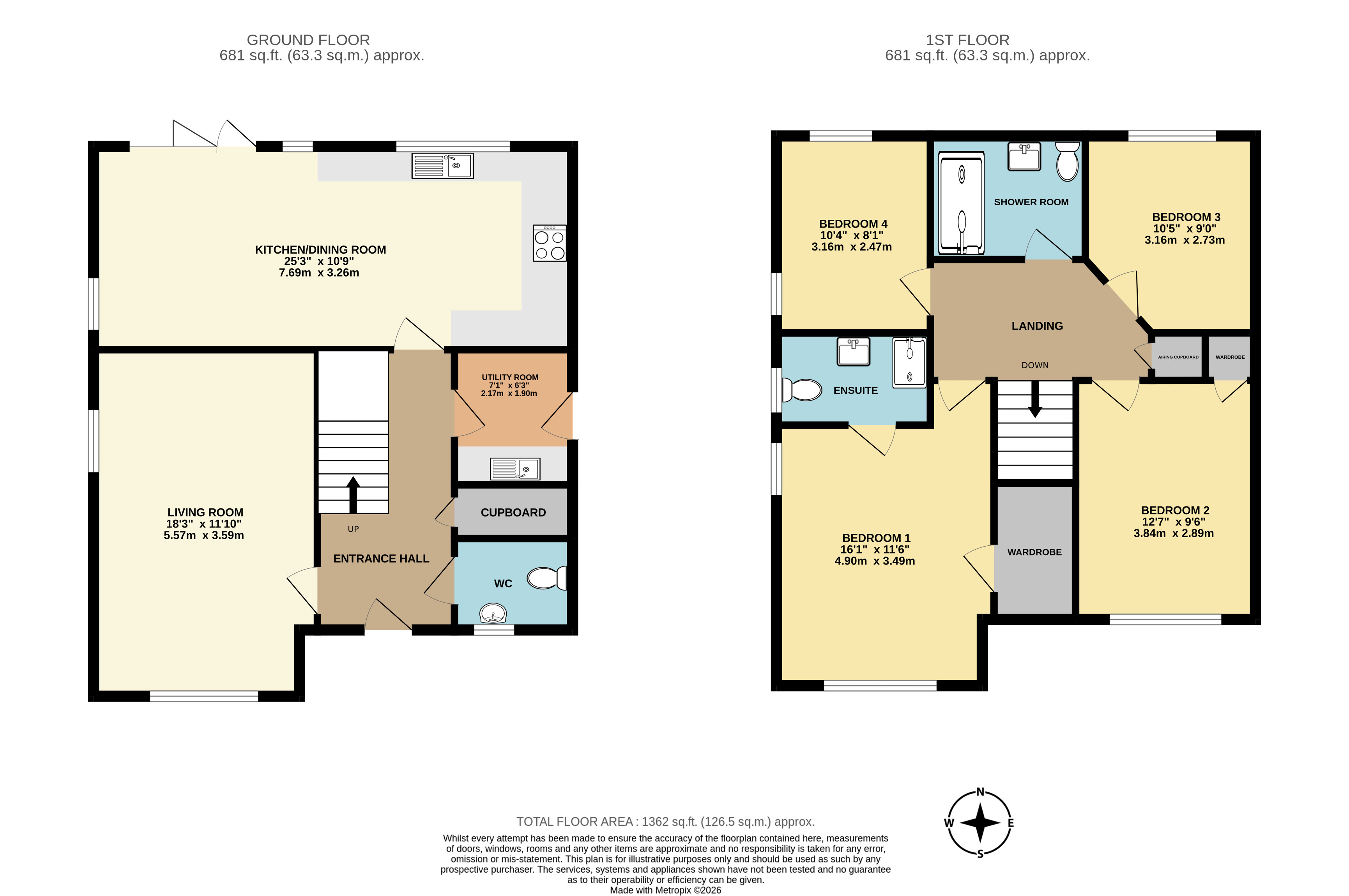 3, Wood Lea, Bideford floorplan