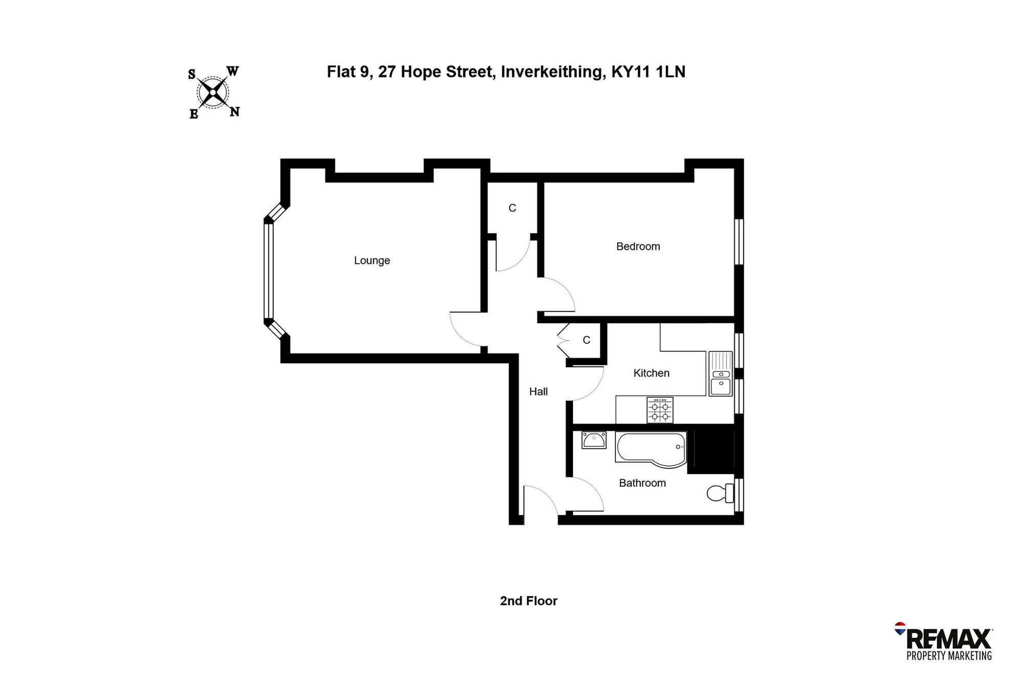 27/9 The Poplars Hope Street, Inverkeithing floorplan