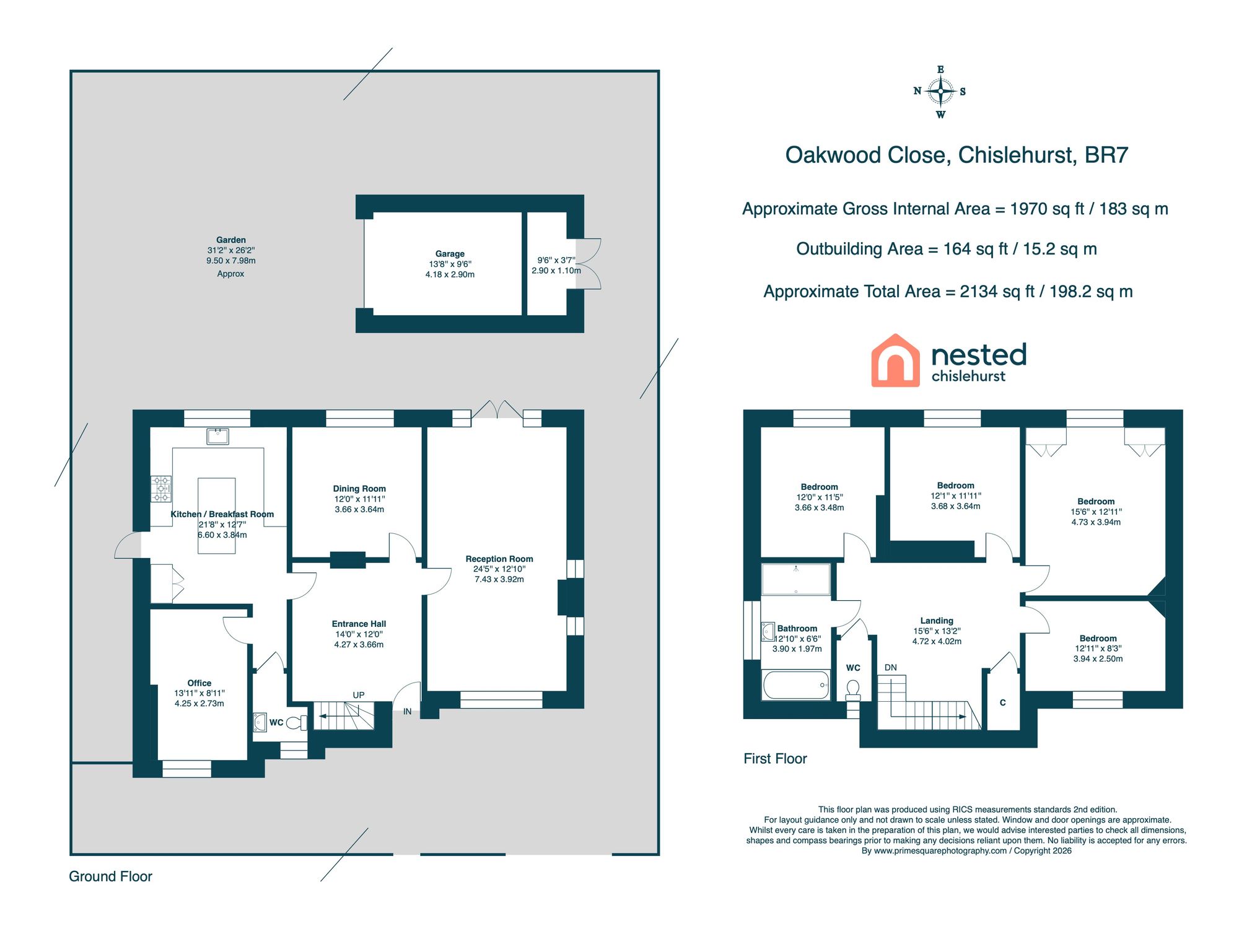 Robin Hill Oakwood Close, Chislehurst floorplan