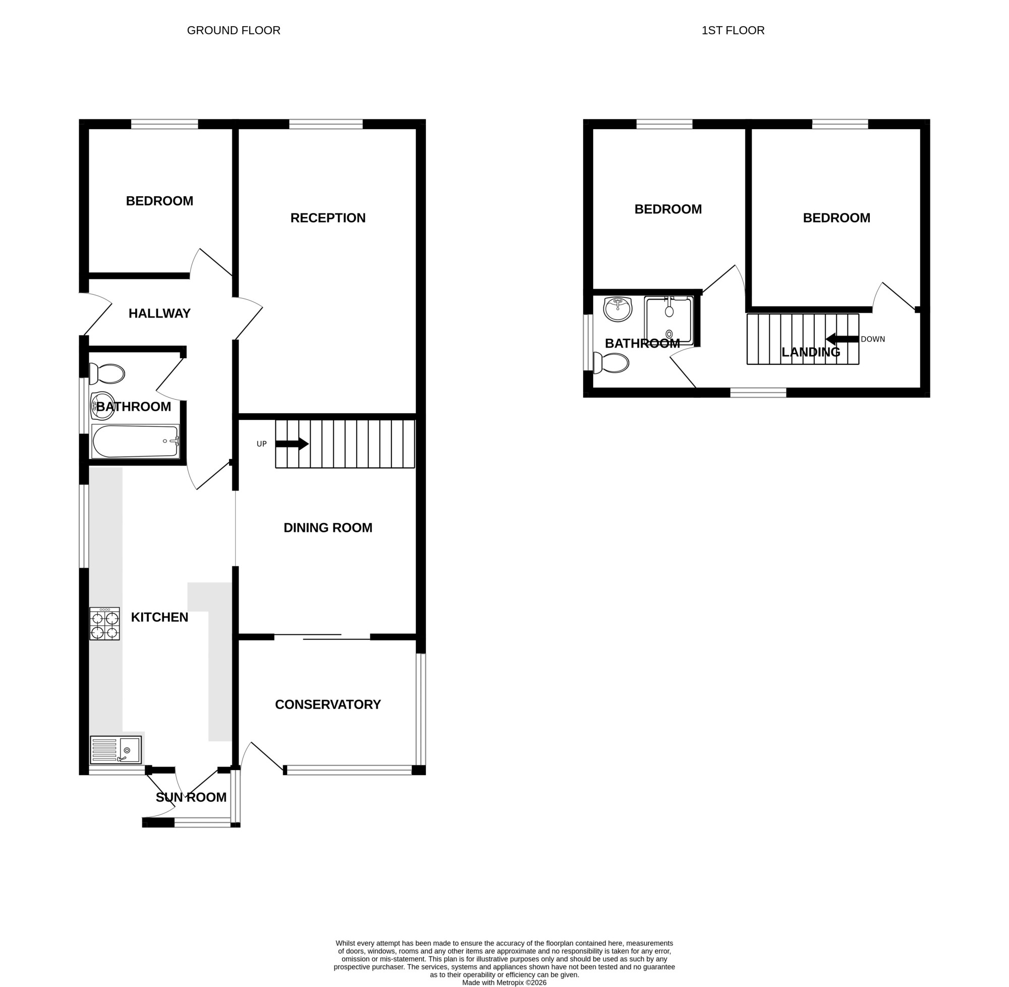 81, Ribblesdale Drive, Preston floorplan