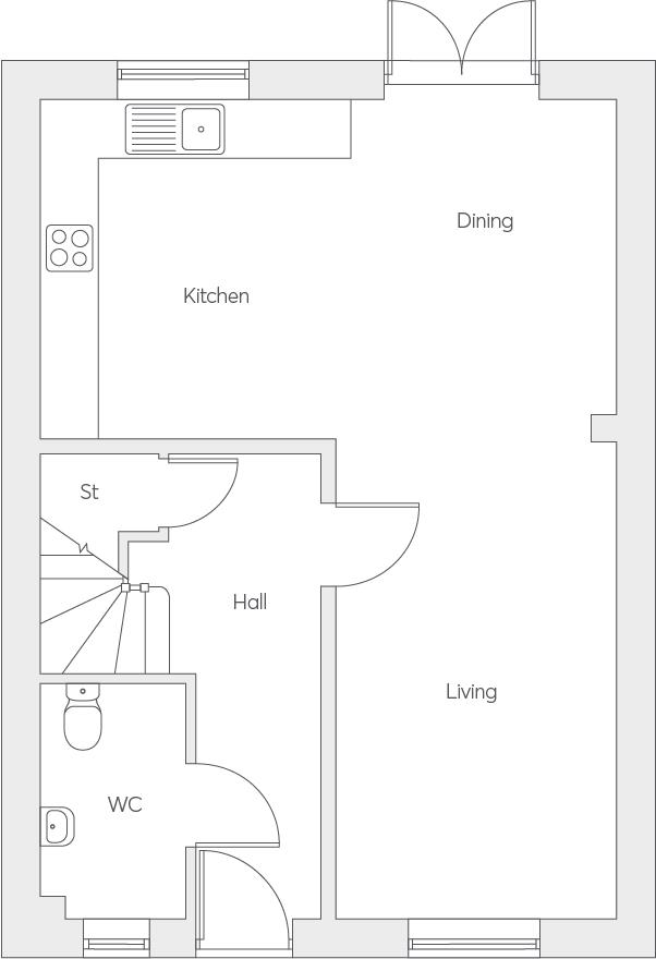 253, Off Trunk Road (A1085), Middlesbrough floorplan