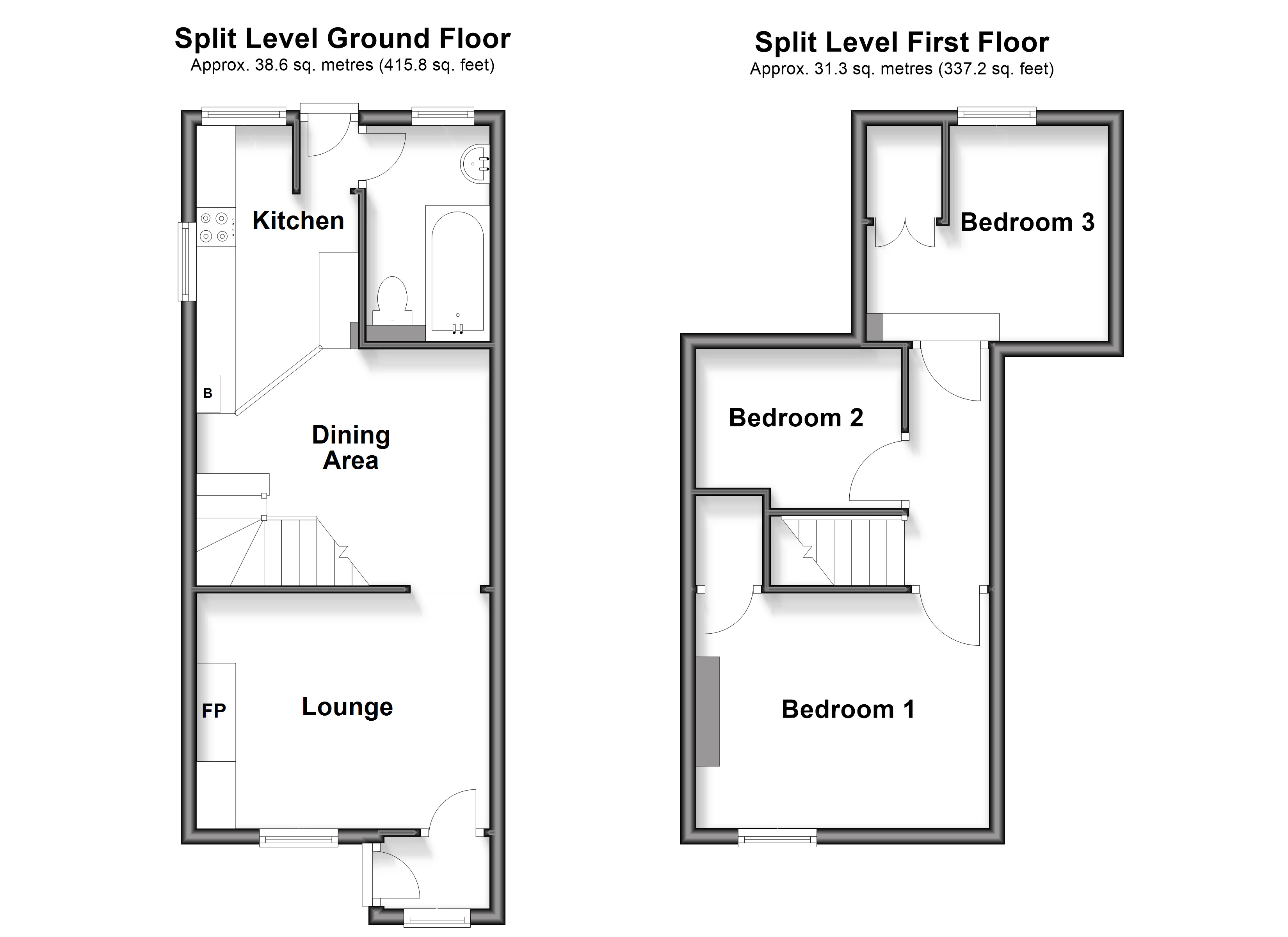 2, Croft Road, Ashford floorplan