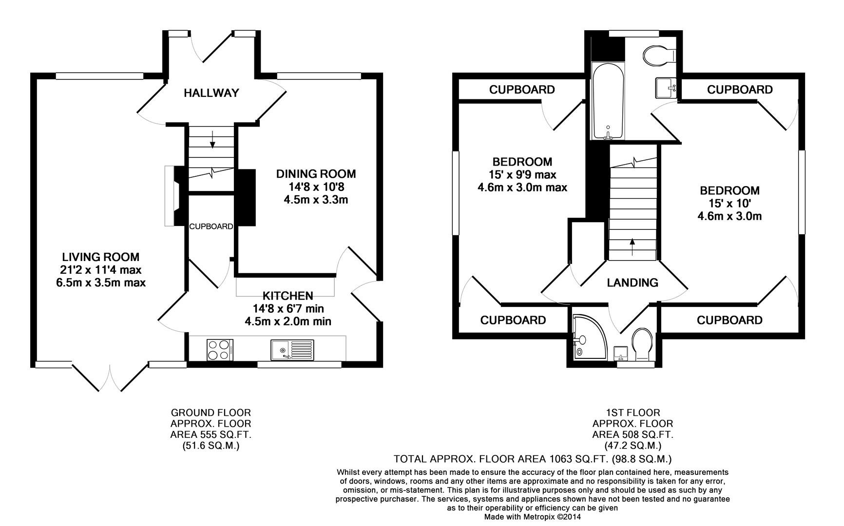 15, Browning Avenue, SUTTON floorplan