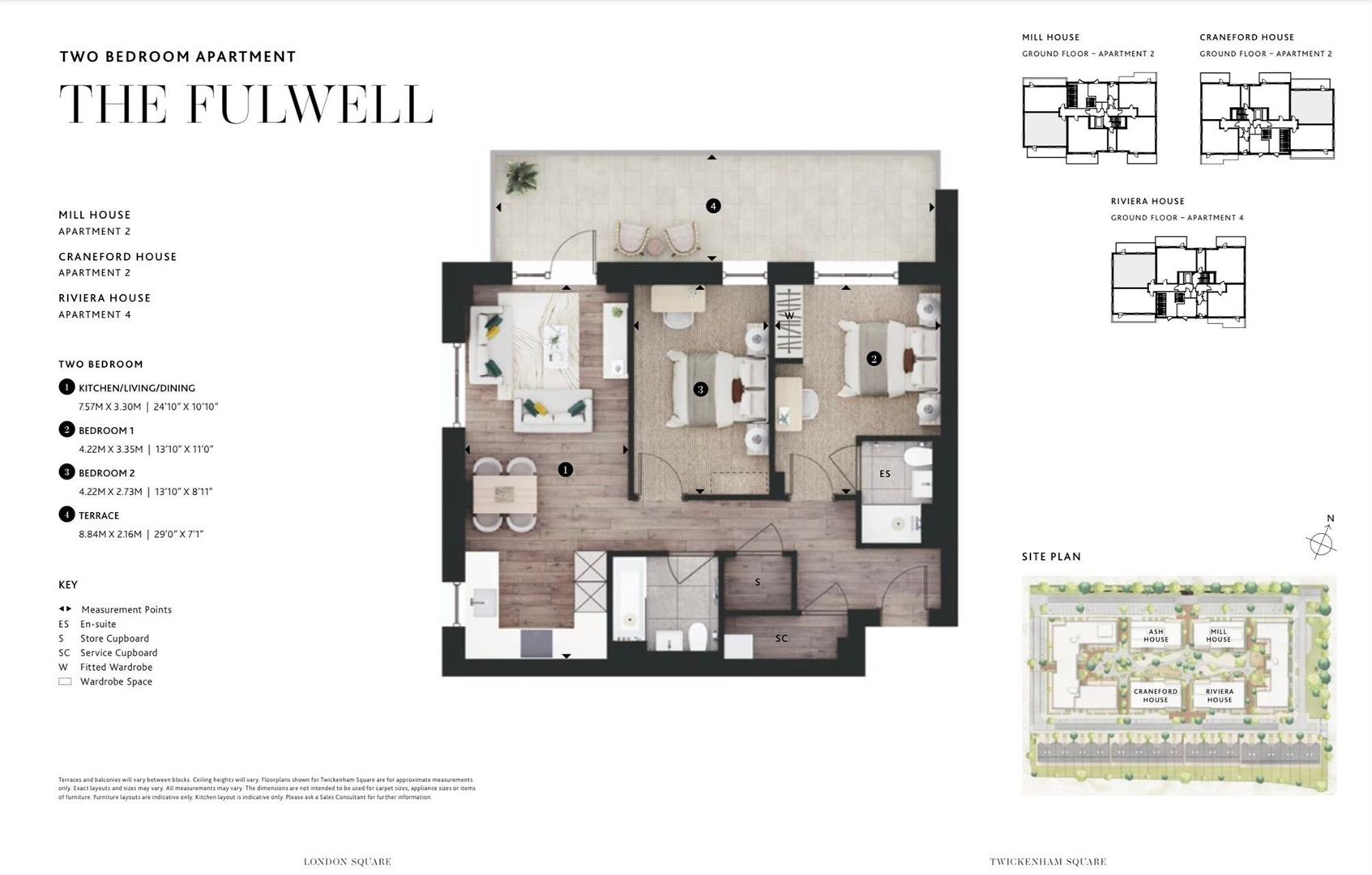 Twickenham Square, Egerton Road, London floorplan