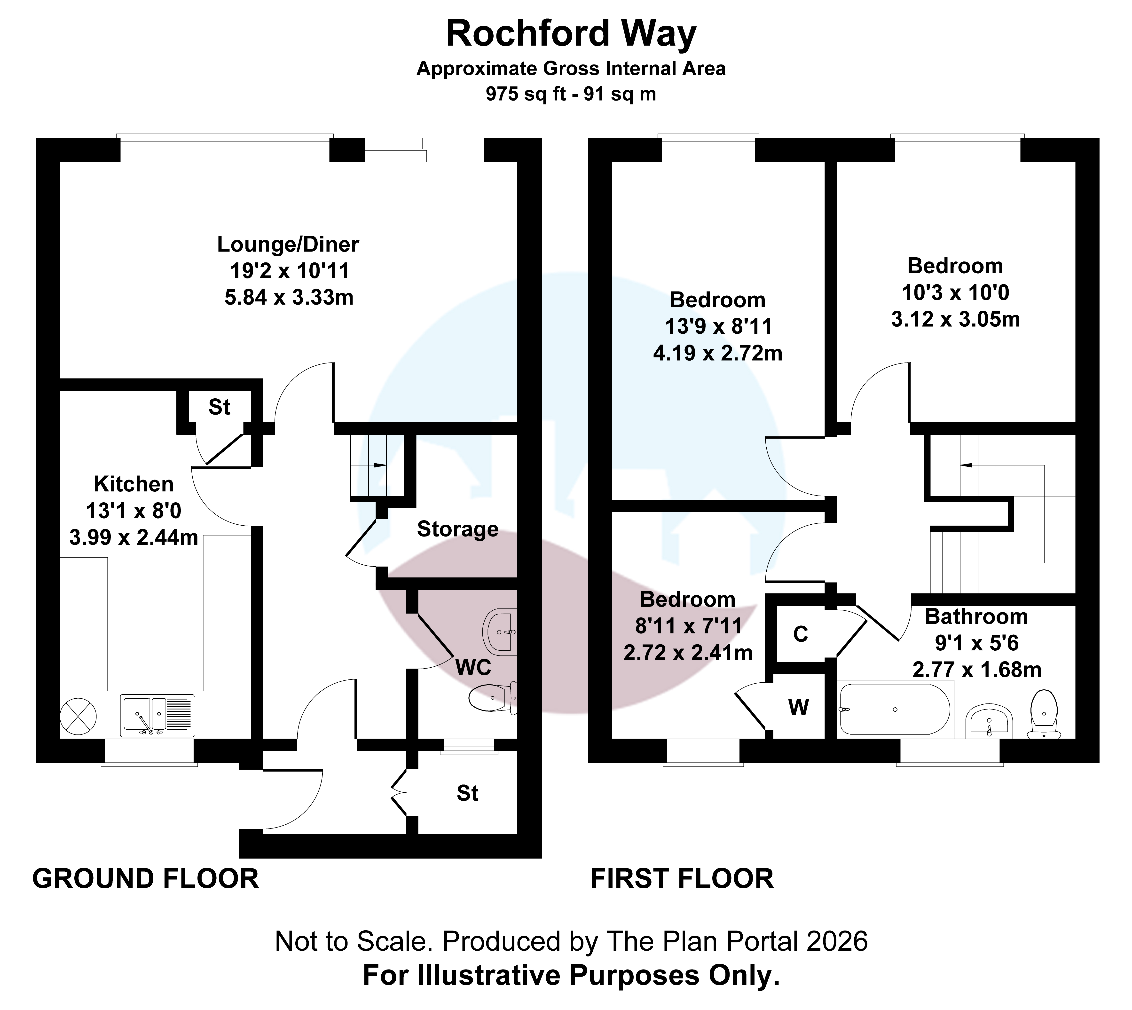 145, Rochford Way, Frinton-on-Sea floorplan