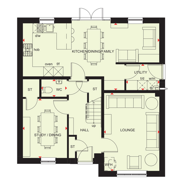 H668553, Moor Lane, Copmanthorpe, York floorplan