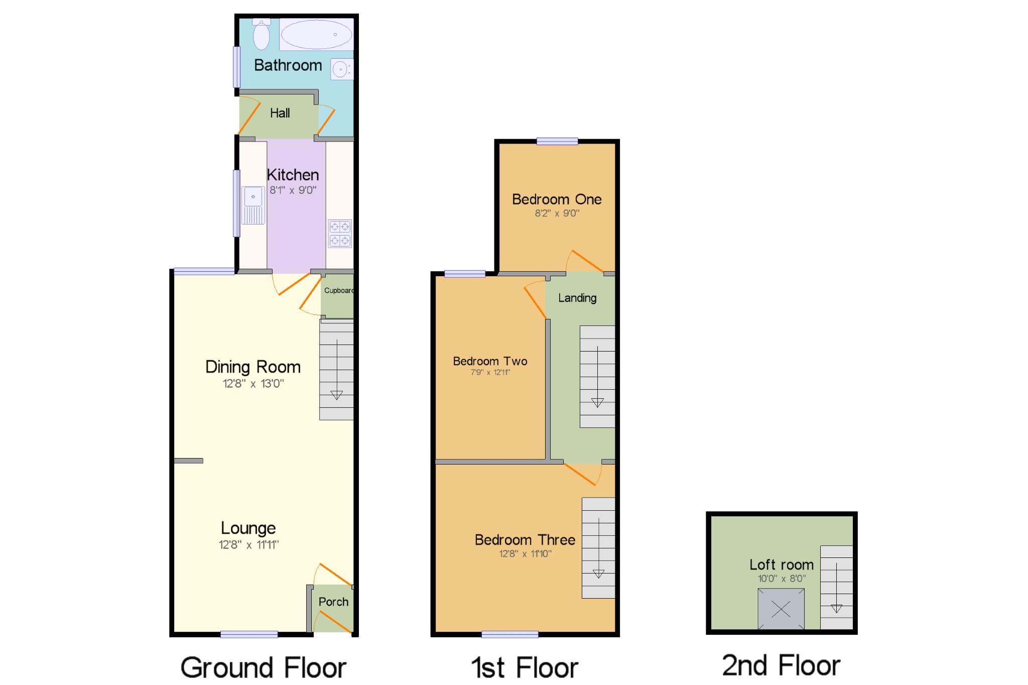 3 Bedrooms Terraced house for sale in Hemmingsdale Road, Gloucester, Gloucestershire, Uk GL2