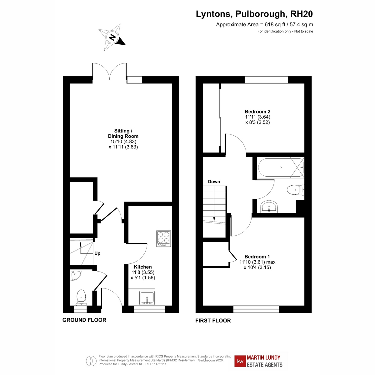 17, Lyntons, Pulborough floorplan