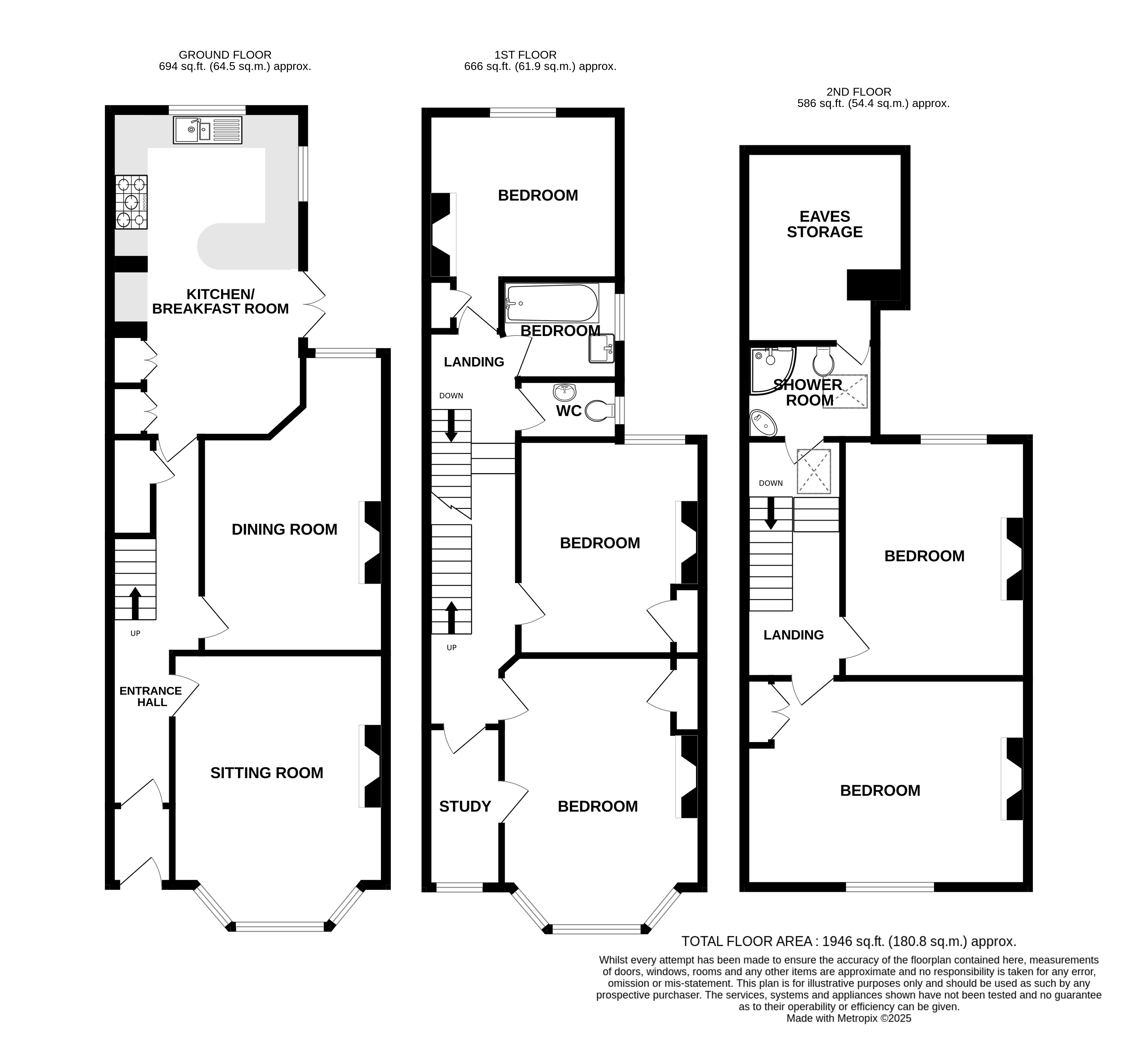 7, Gore Park Avenue, Eastbourne floorplan