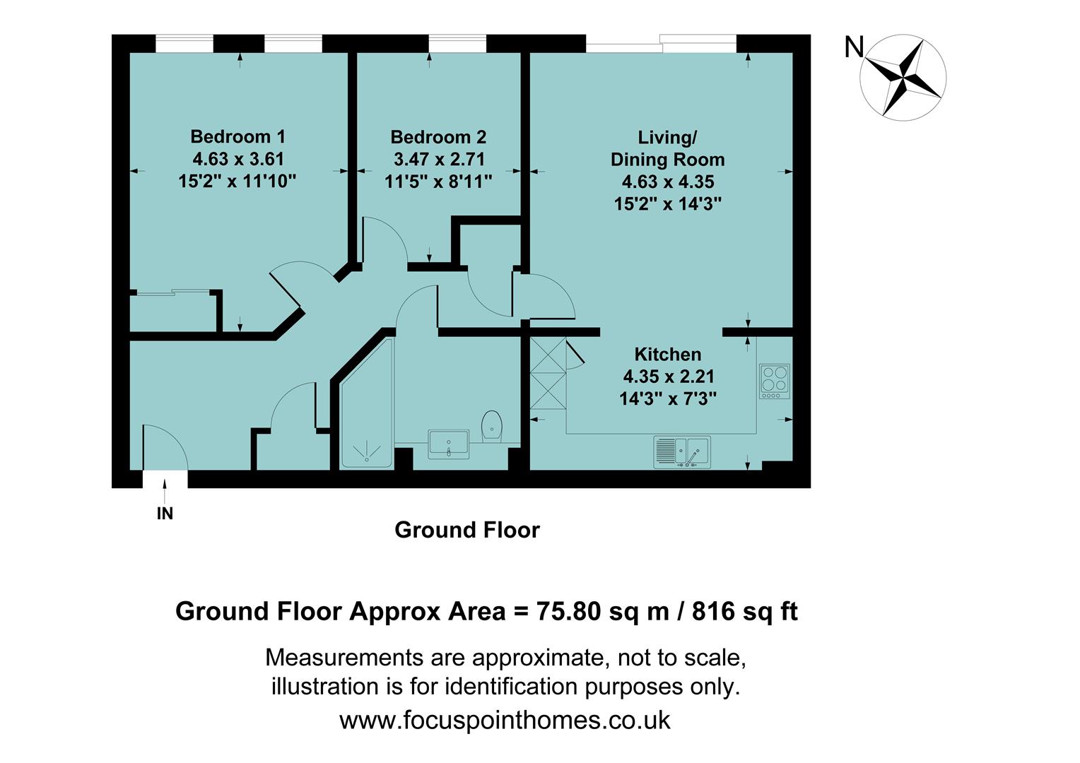 4 Park Gardens,, Bath Road, Banbury floorplan