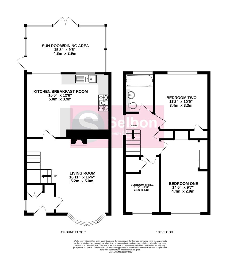 49, Hanover Gardens, Farnborough floorplan