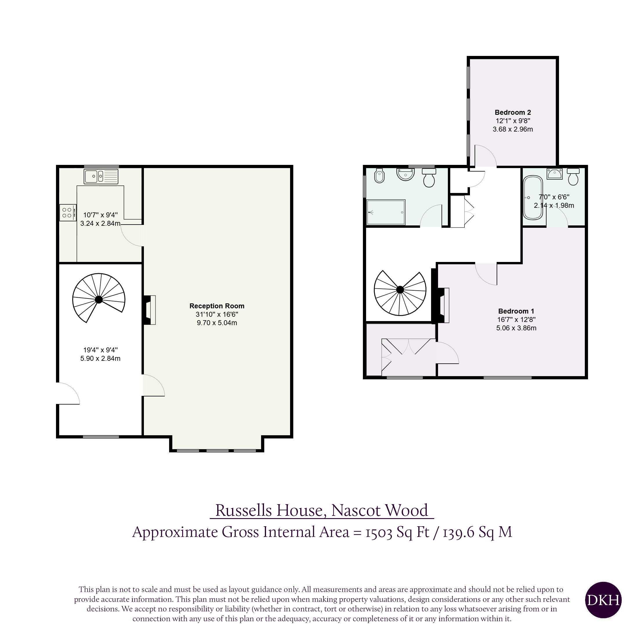 Flat 2, Russells House,, Greenbank Road, Hertfordshire floorplan