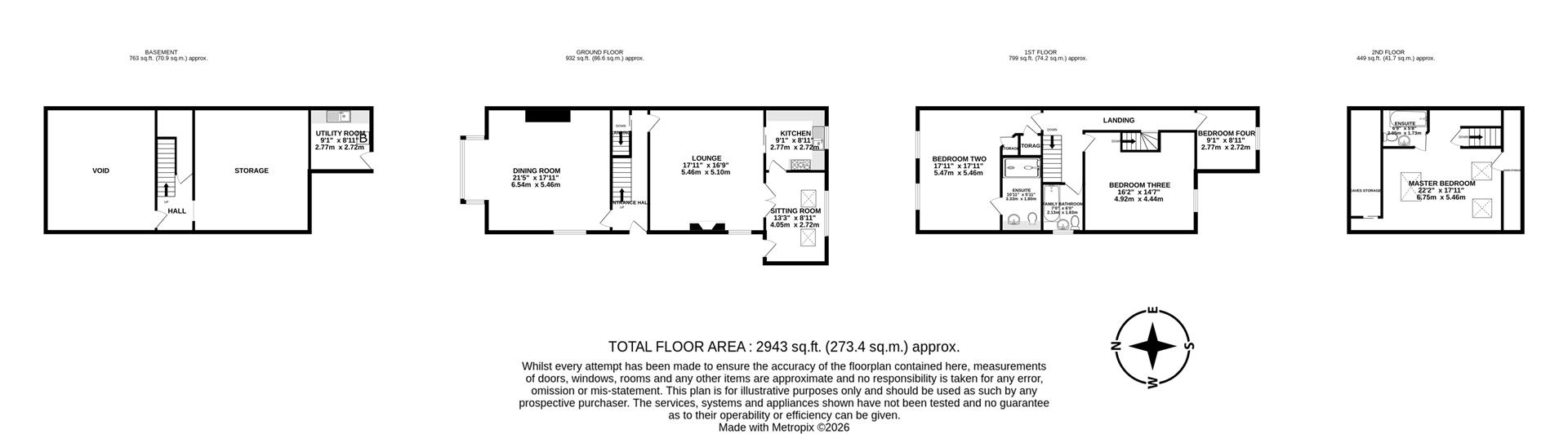 45, Lower Bank Road, Preston floorplan