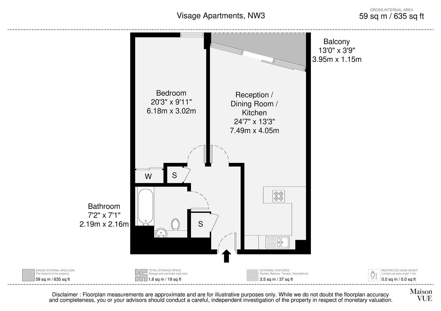 Winchester Road, London floorplan