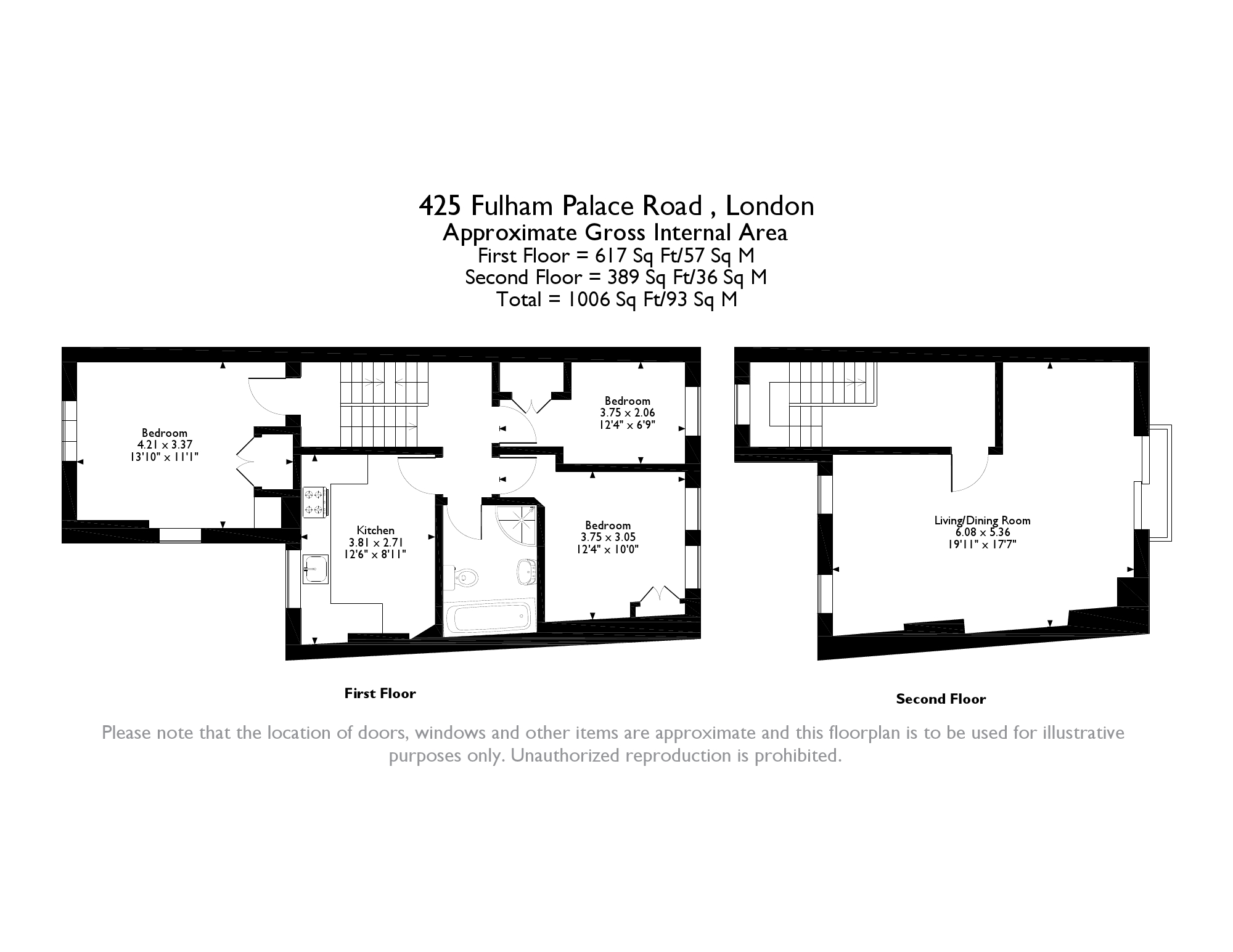 3 Bedrooms Flat for sale in Fulham Palace Road, London SW6