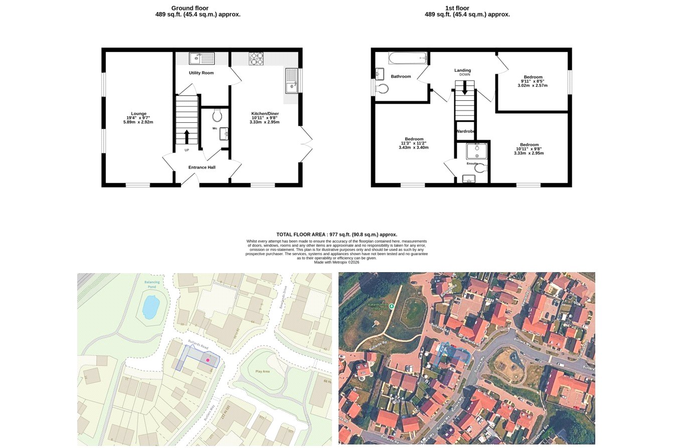 1, Bullards Road, West Sussex floorplan