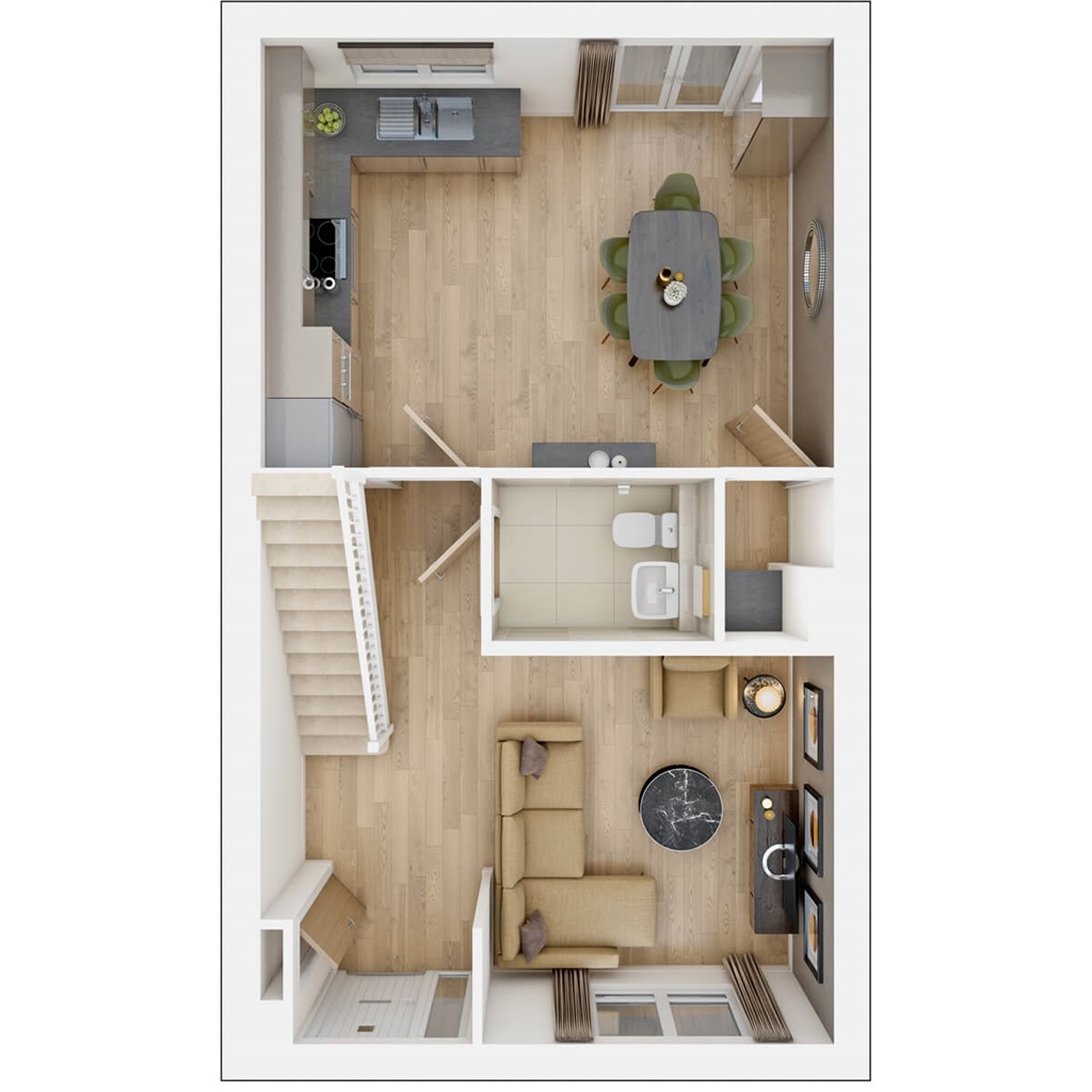 The Eynsford - Plot 115, Woodlands, Old Vicarage Lane, South Marston floorplan