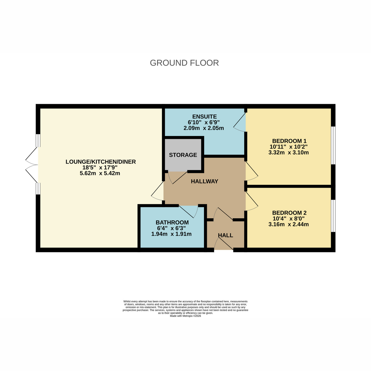 18, Harvard Court Goodwill Road, Ollerton floorplan