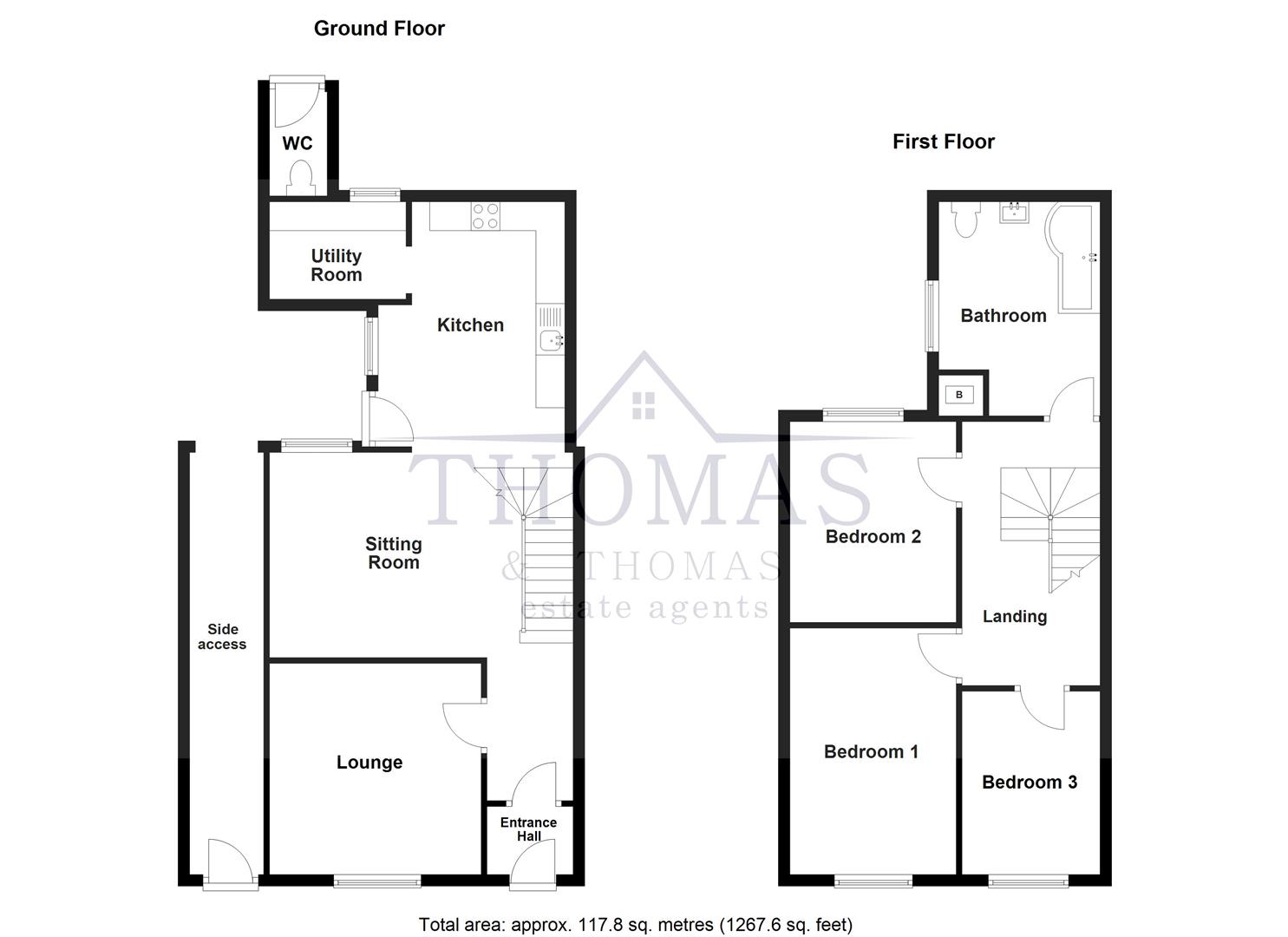 47, Heol Cae Gurwen, Ammanford floorplan