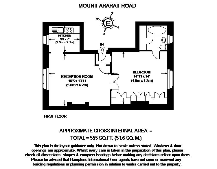 1 Bedrooms Flat to rent in Mount Ararat Road, Richmond TW10