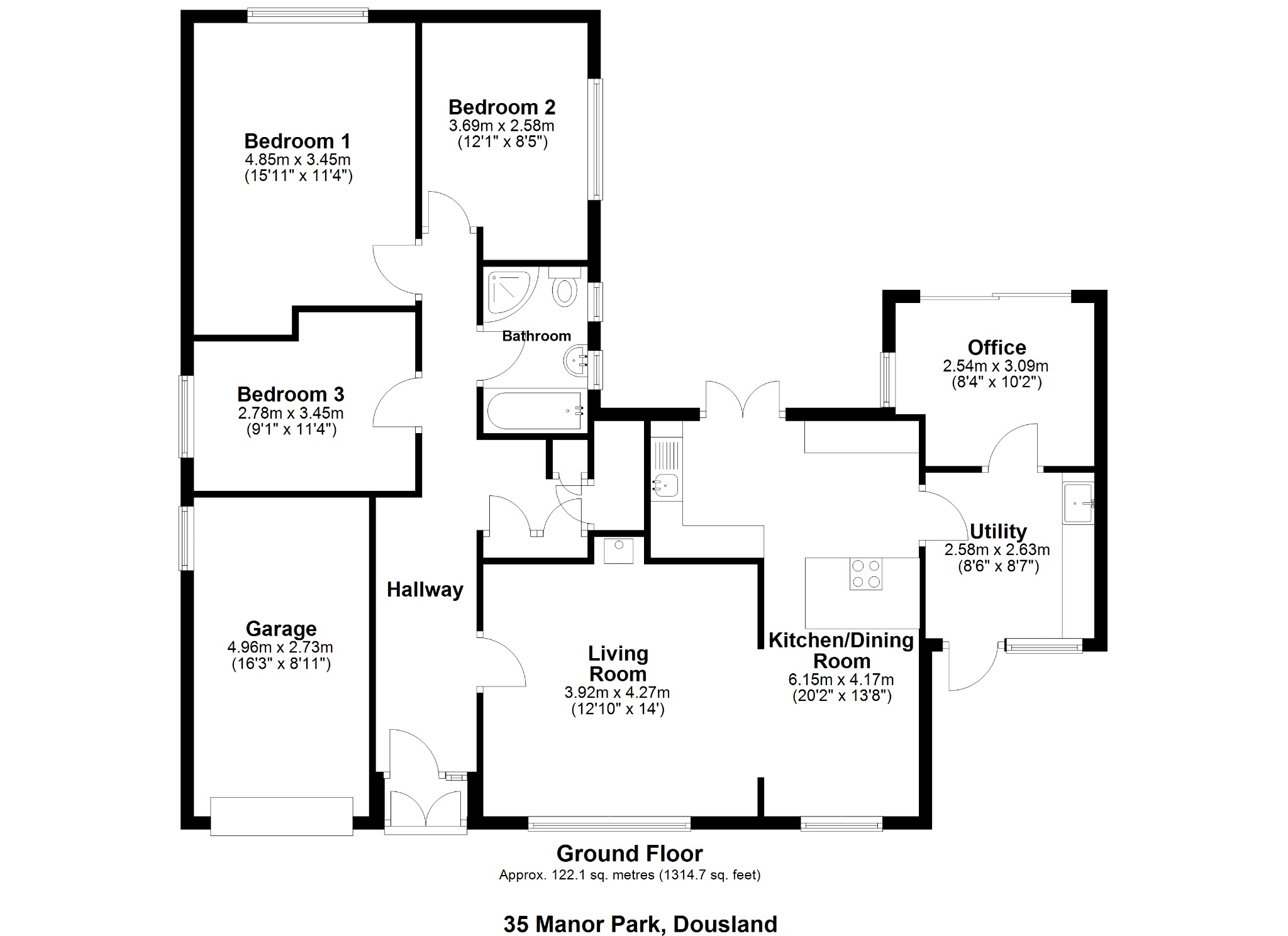 35, Manor Park, Yelverton floorplan